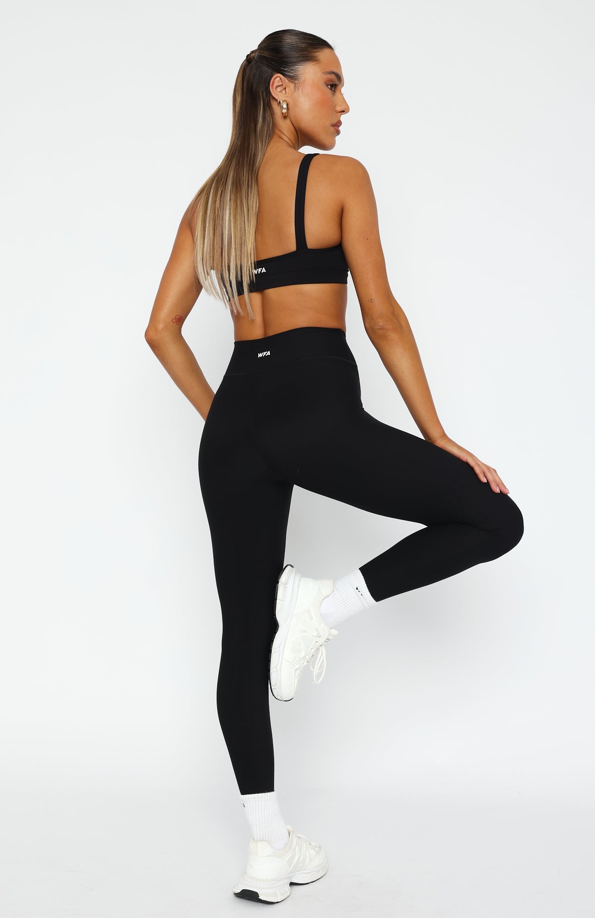 Ultimate Cross Front Training Leggings - Black