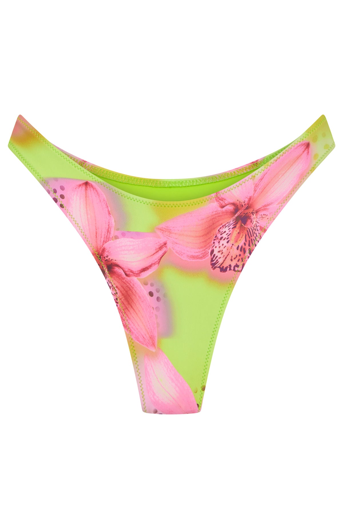 Premium Washed Up Cheeky Bottoms - Lime Tropics Collection