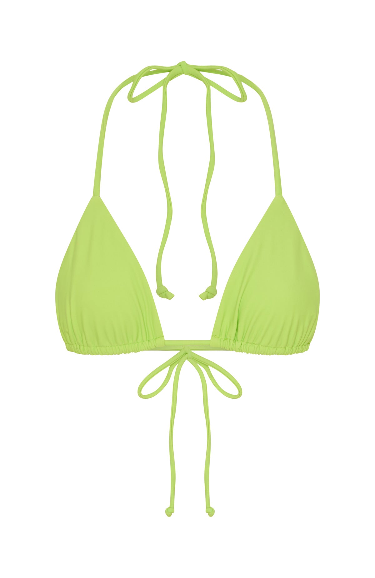 Premium Golden Hour Bikini Top - Lime Green