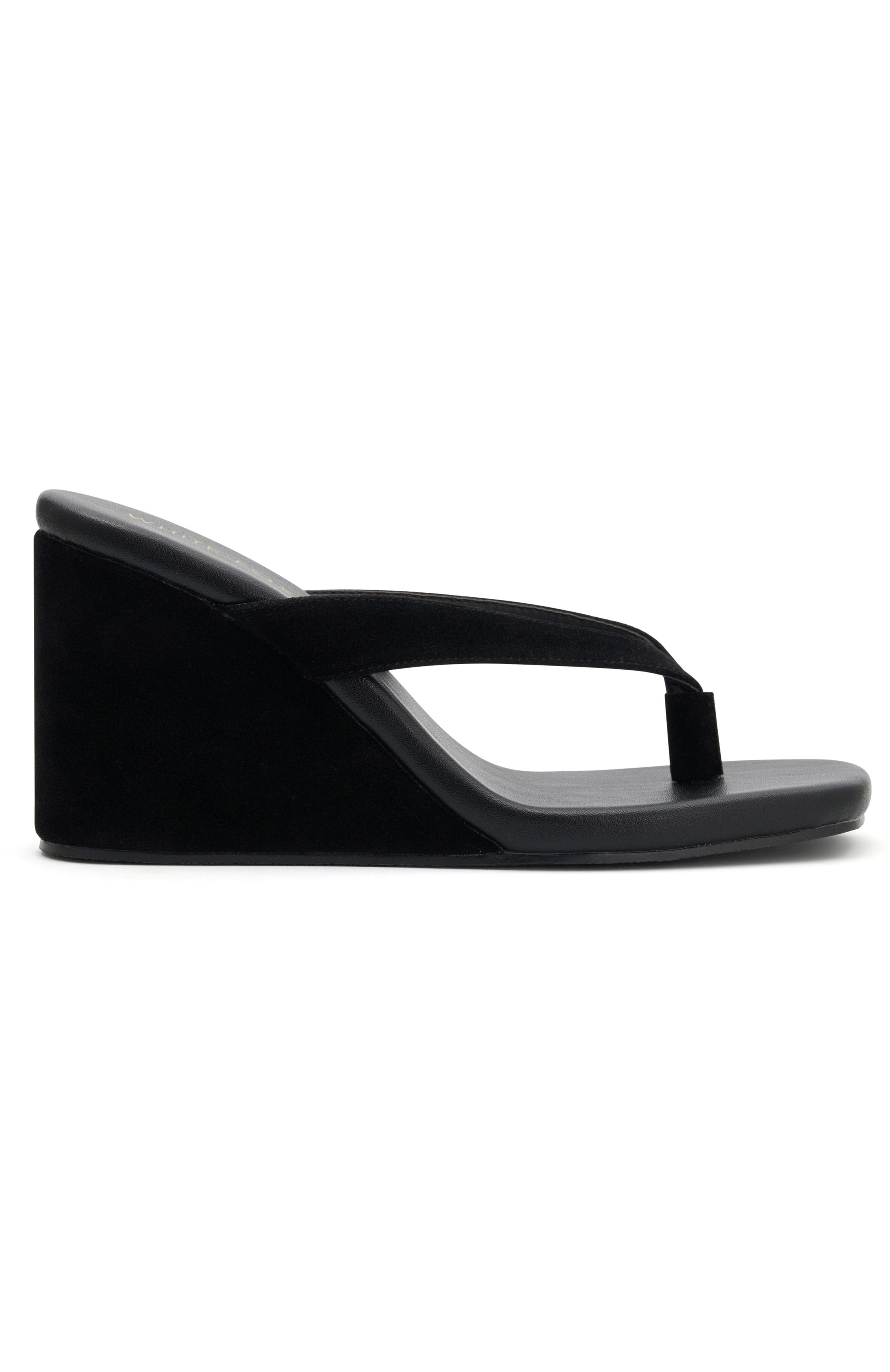 Grace Wedge Black Suede - Premium Chic Comfort