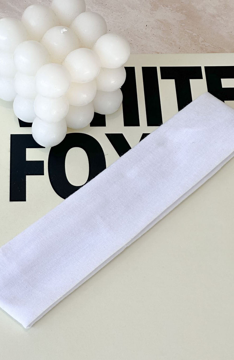 Premium Tash White Headband - Ultimate Style Upgrade