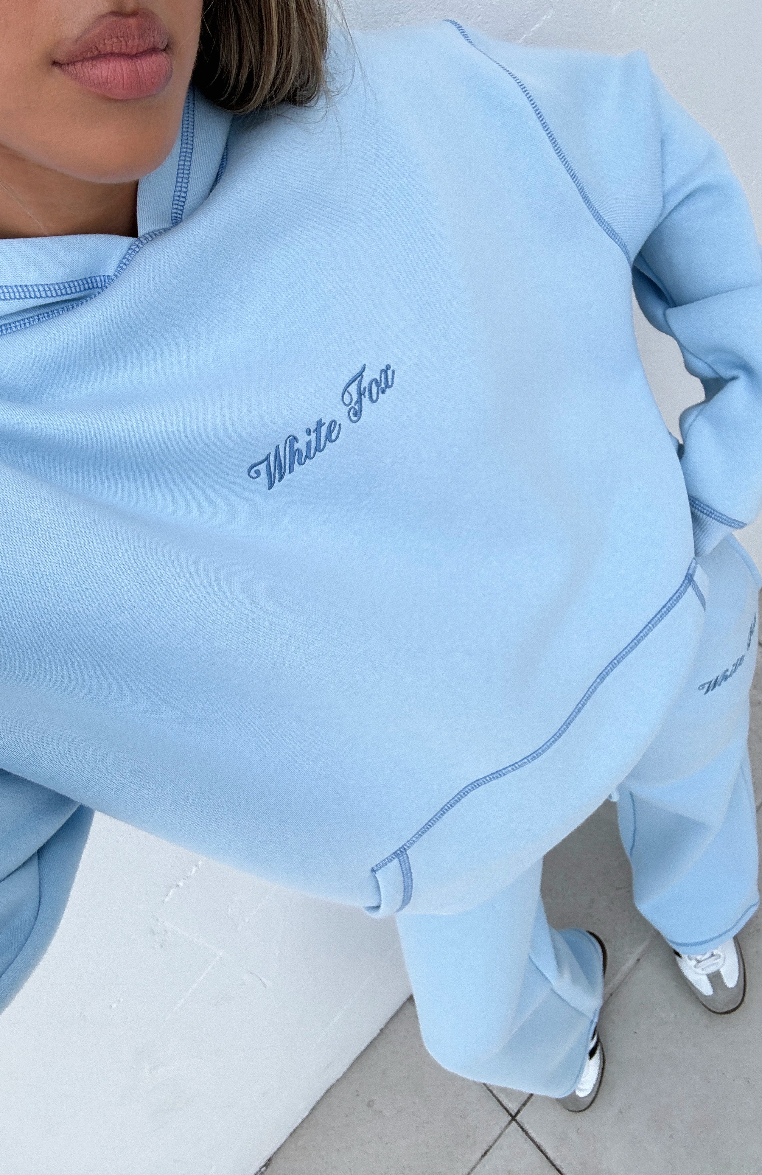 Premium Oversized Hoodie in Baby Blue | Ultimate Comfort