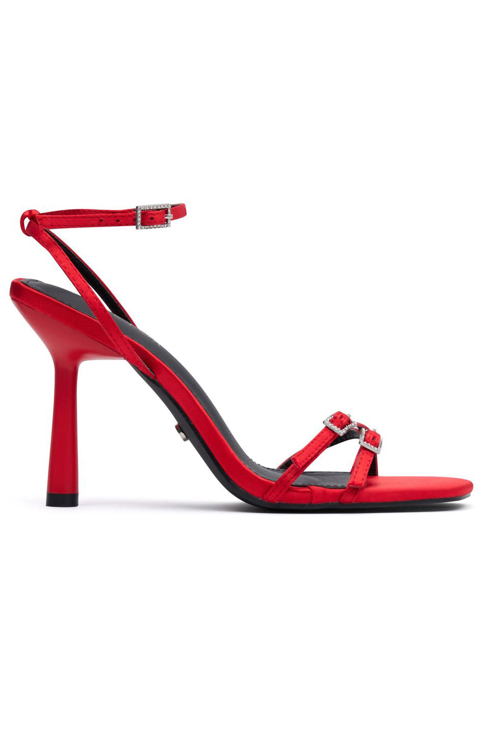 Ultimate Red Satin Party Heels - Addicted To You