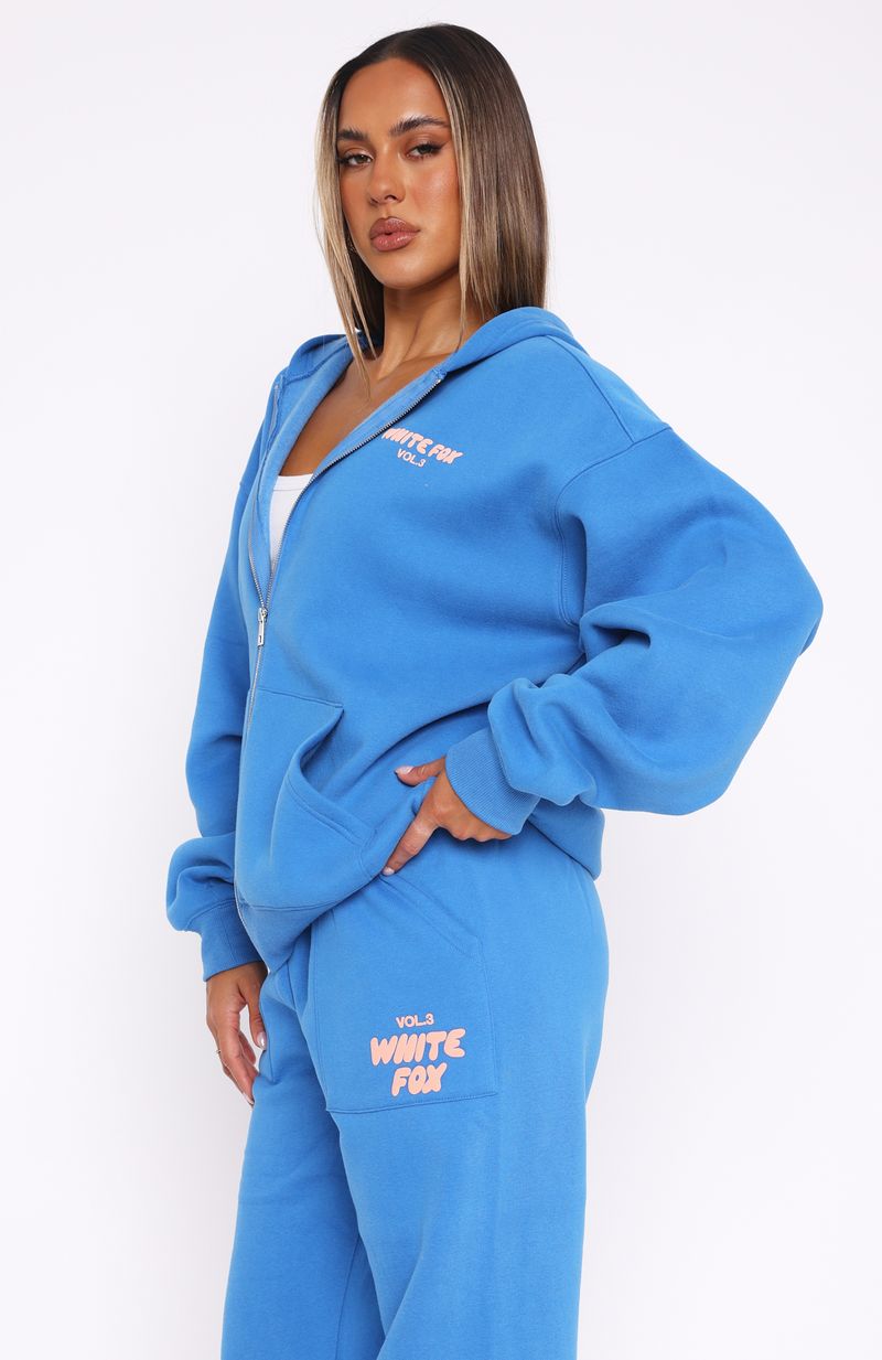 Premium Offstage Zip Hoodie - Azure Blue