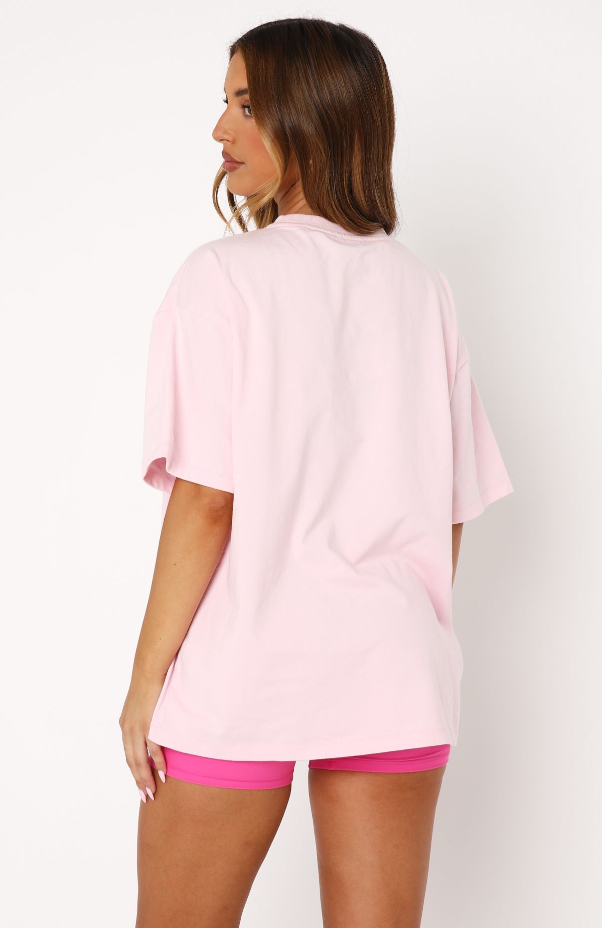 Premium Oversized Tee - Take The Shot Pink