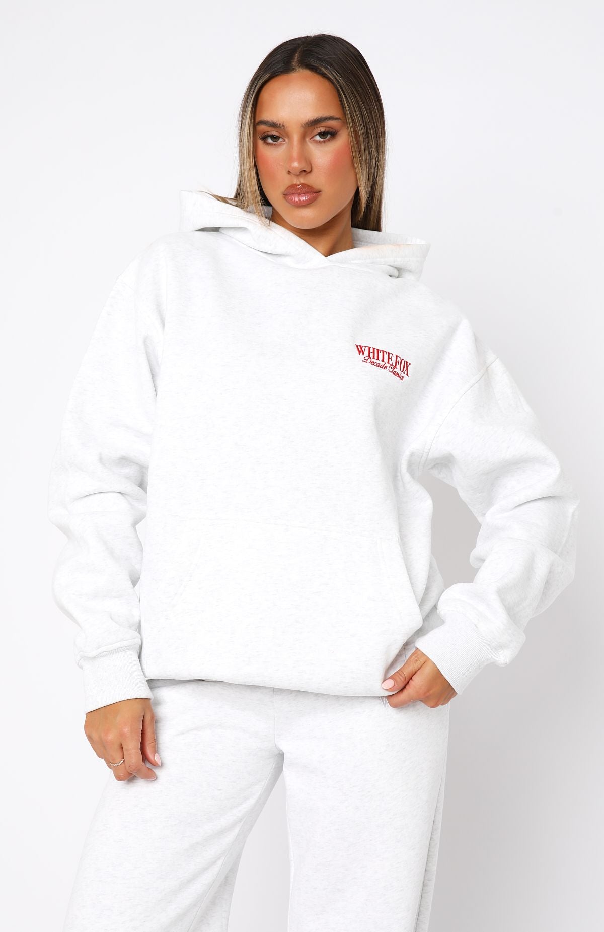 Ultimate Decade Classics Premium Oversized Hoodie - Grey Marle