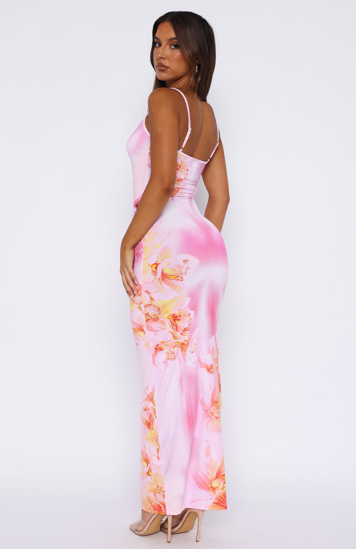 Premium Feeling The Heat Maxi Dress - Pink Sherbet