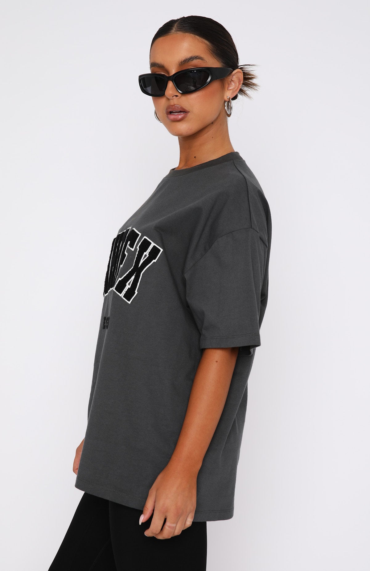 Premium Give It Away Oversized Tee - Charcoal | Ultimate Comfort