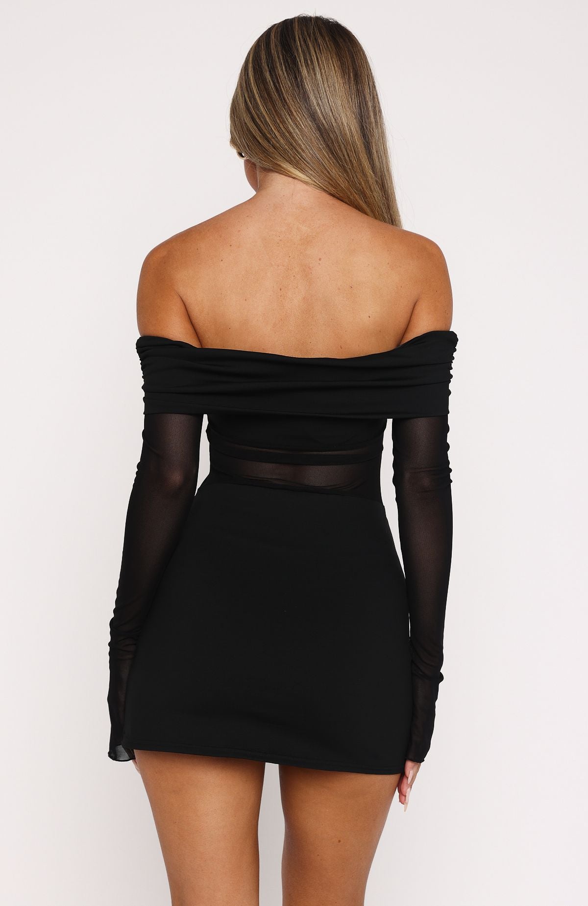 Ultimate Own Your Story Long Sleeve Mini Dress - Black
