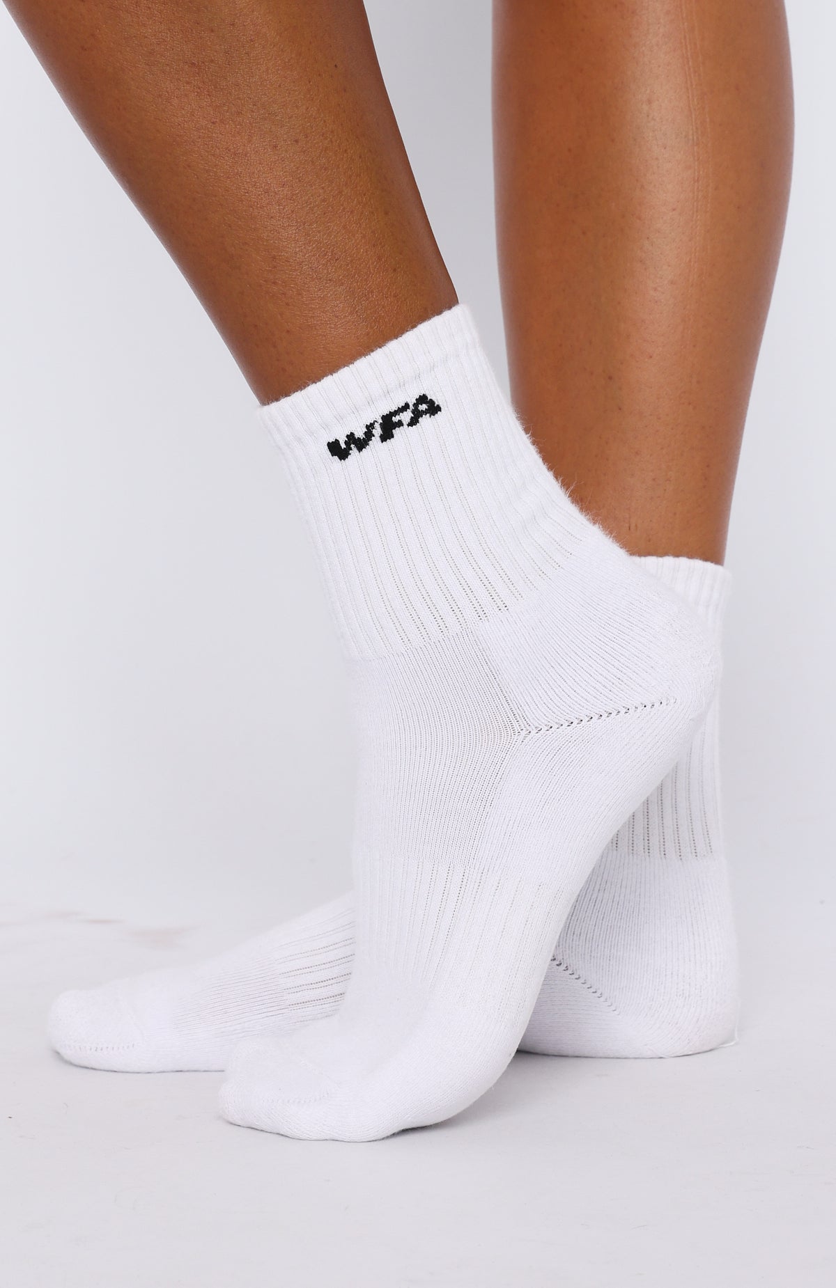 Premium WFA Performance Socks - White/Black