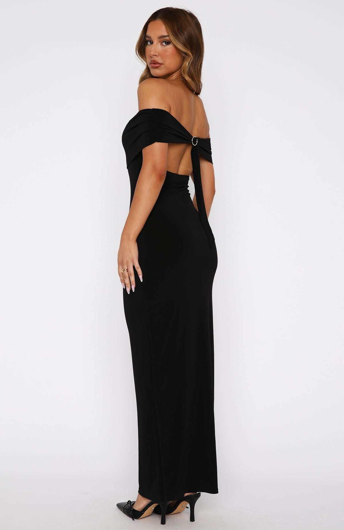 Premium Truth Over Lies Maxi Dress - Ultimate Elegance in Black