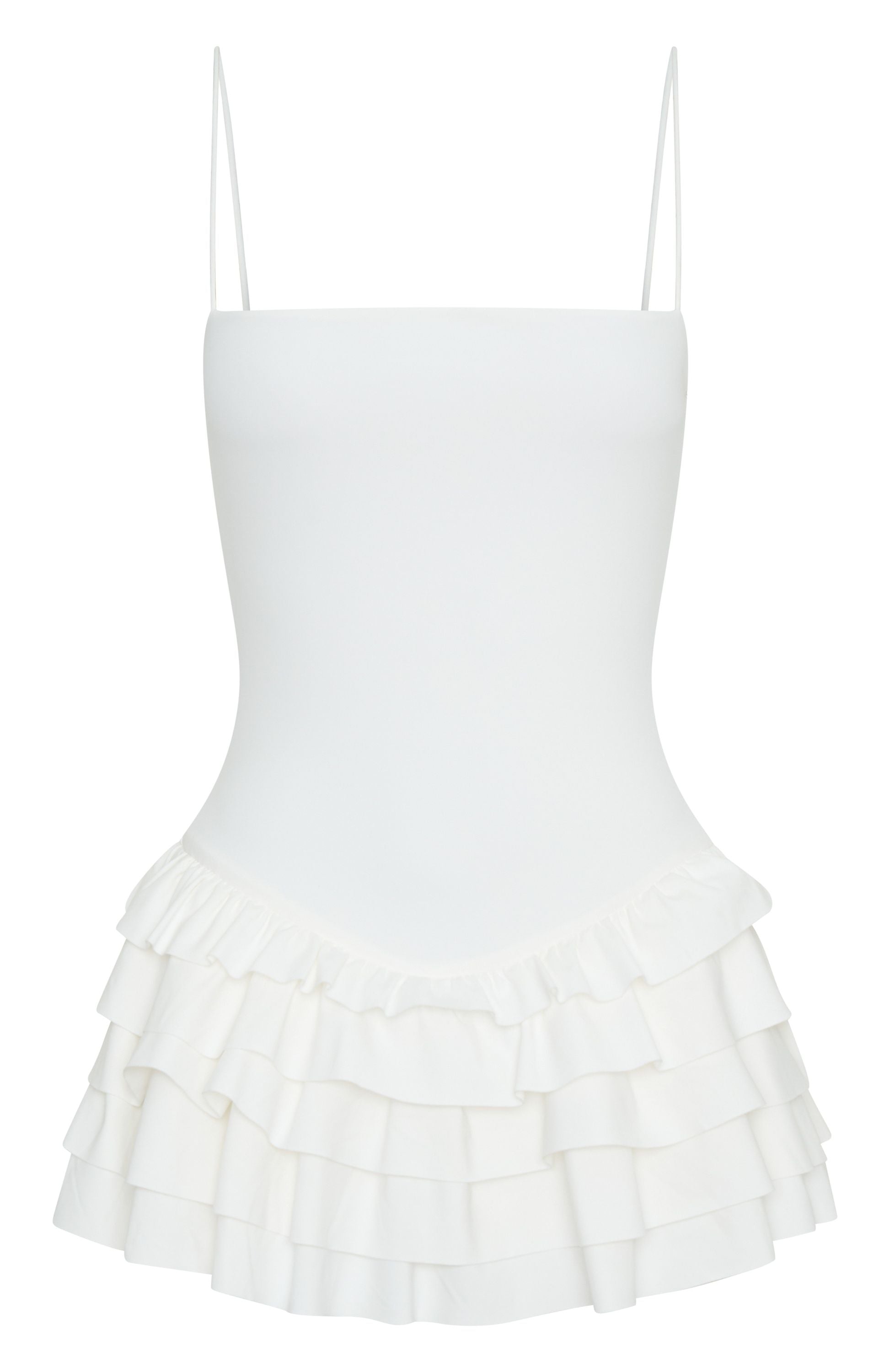 Ultimate White Photo ID Playsuit - Premium Party Wear