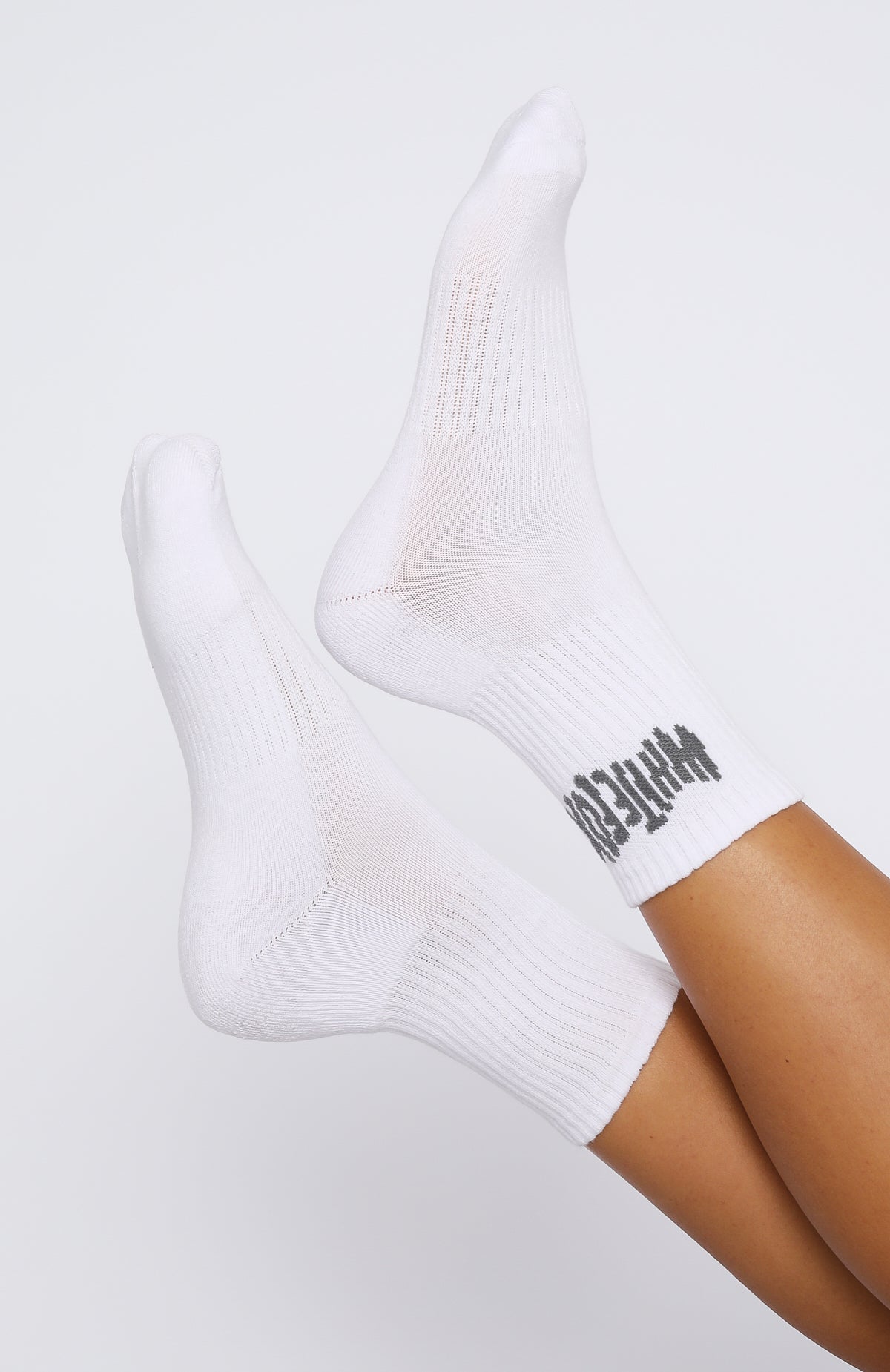 Premium White Fox Archive 6.0 Crew Socks