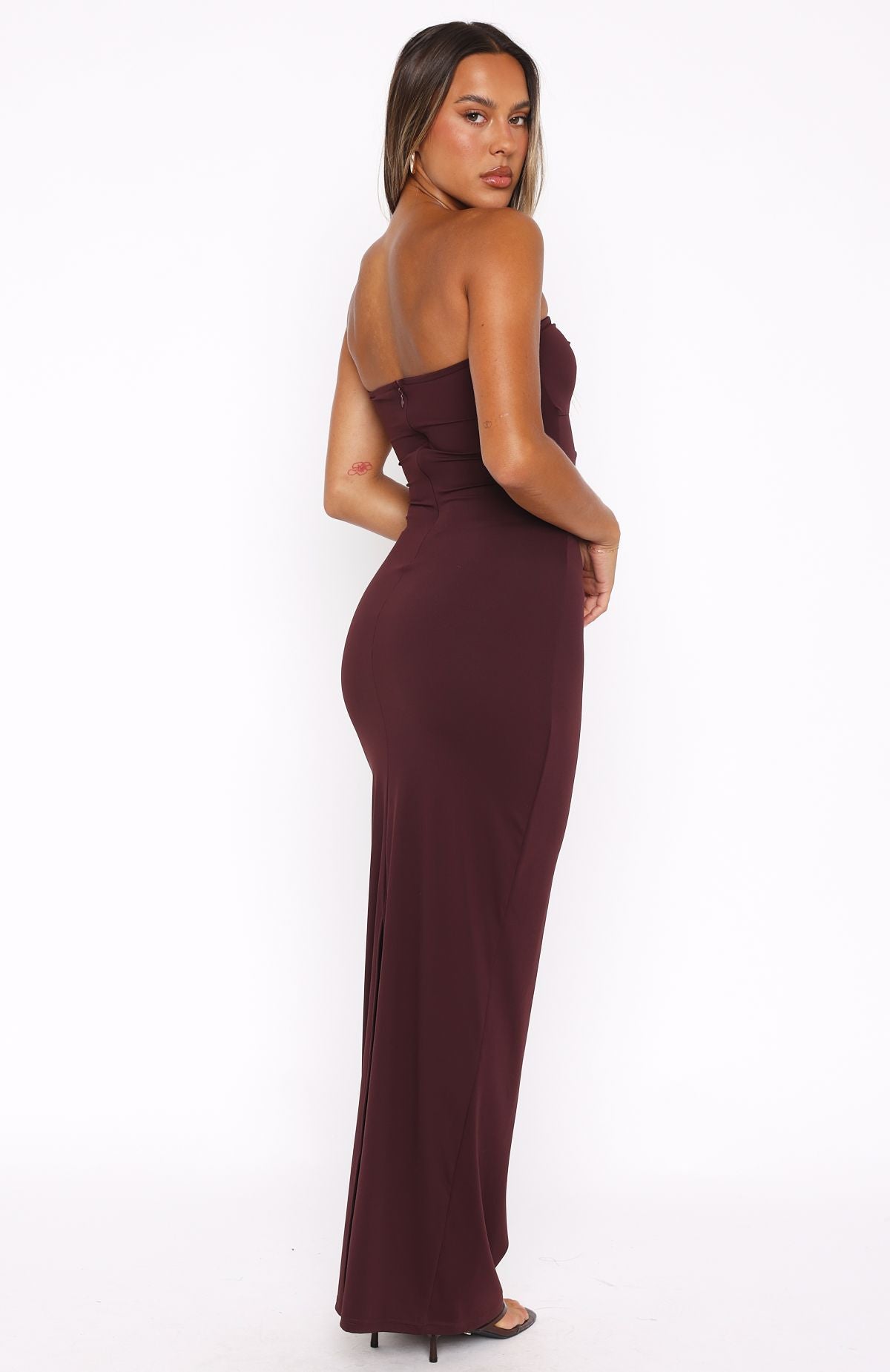 Premium Life After Love Maxi Dress - Chocolate Elegance