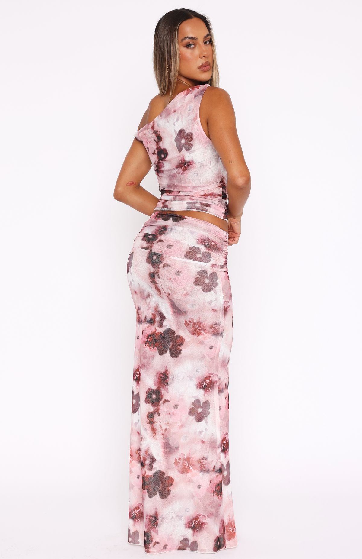 Premium Tawny Bloom Maxi Skirt - Ultimate Comfort & Style