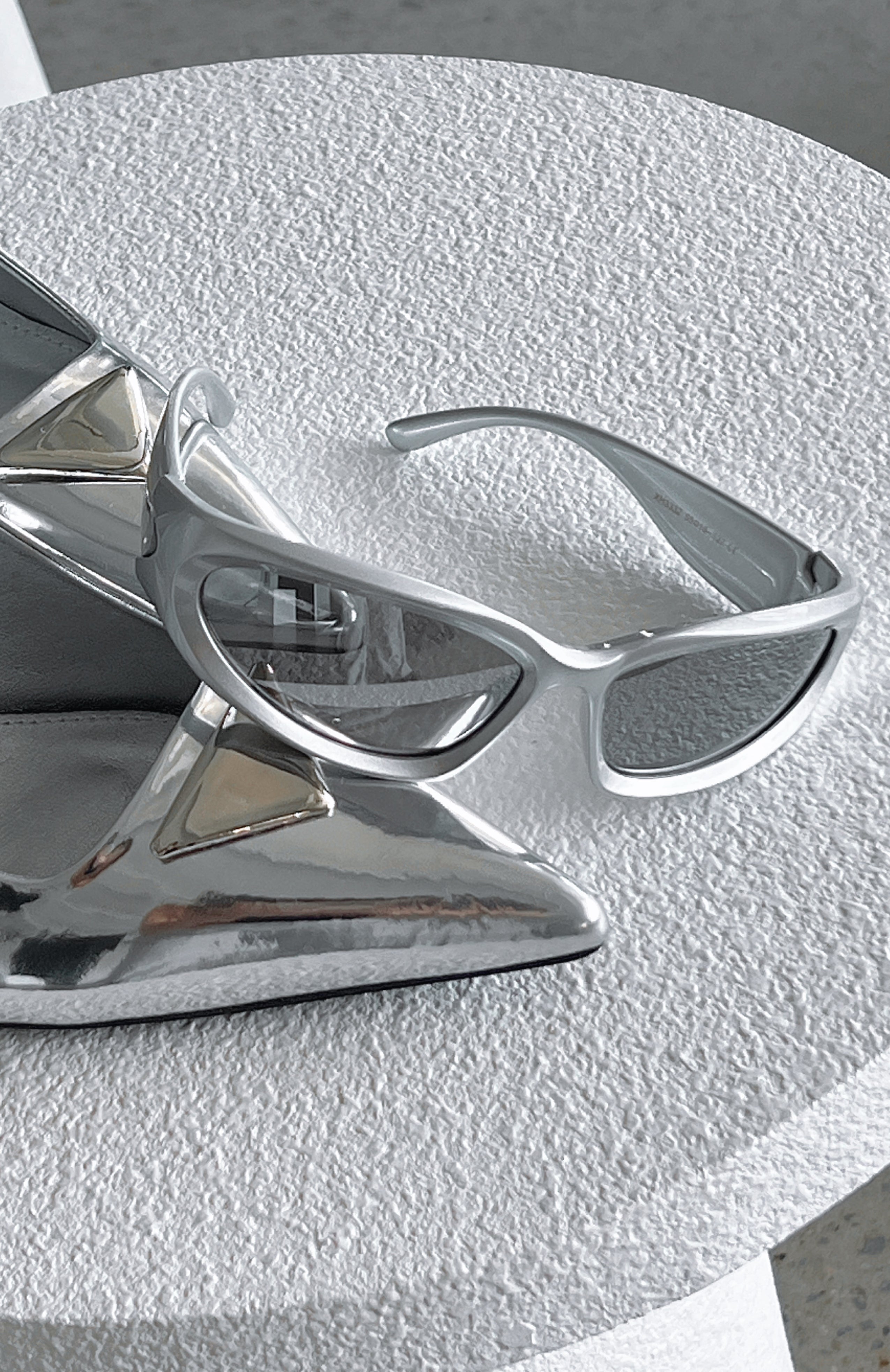 Premium Mamba Silver Reflective Sunglasses