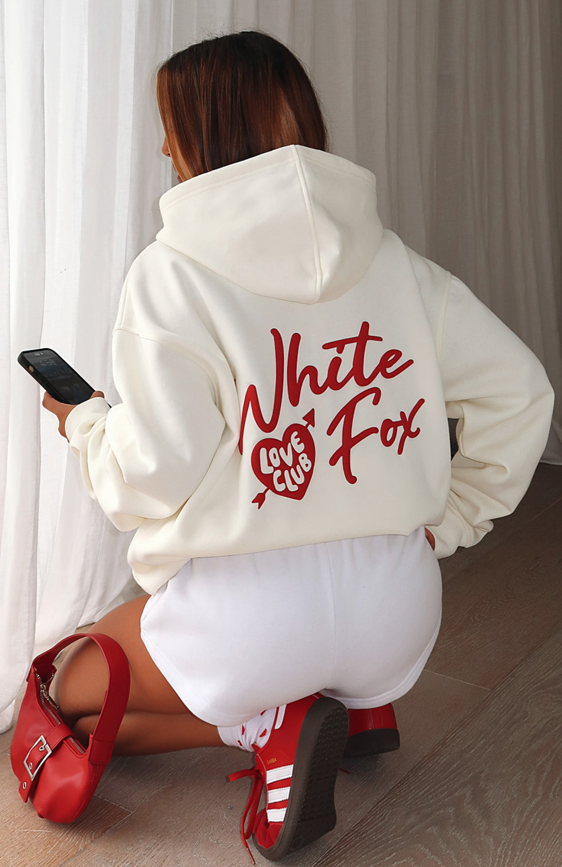 Premium Be My Lover Oversized Hoodie - Ultimate Comfort in Cream