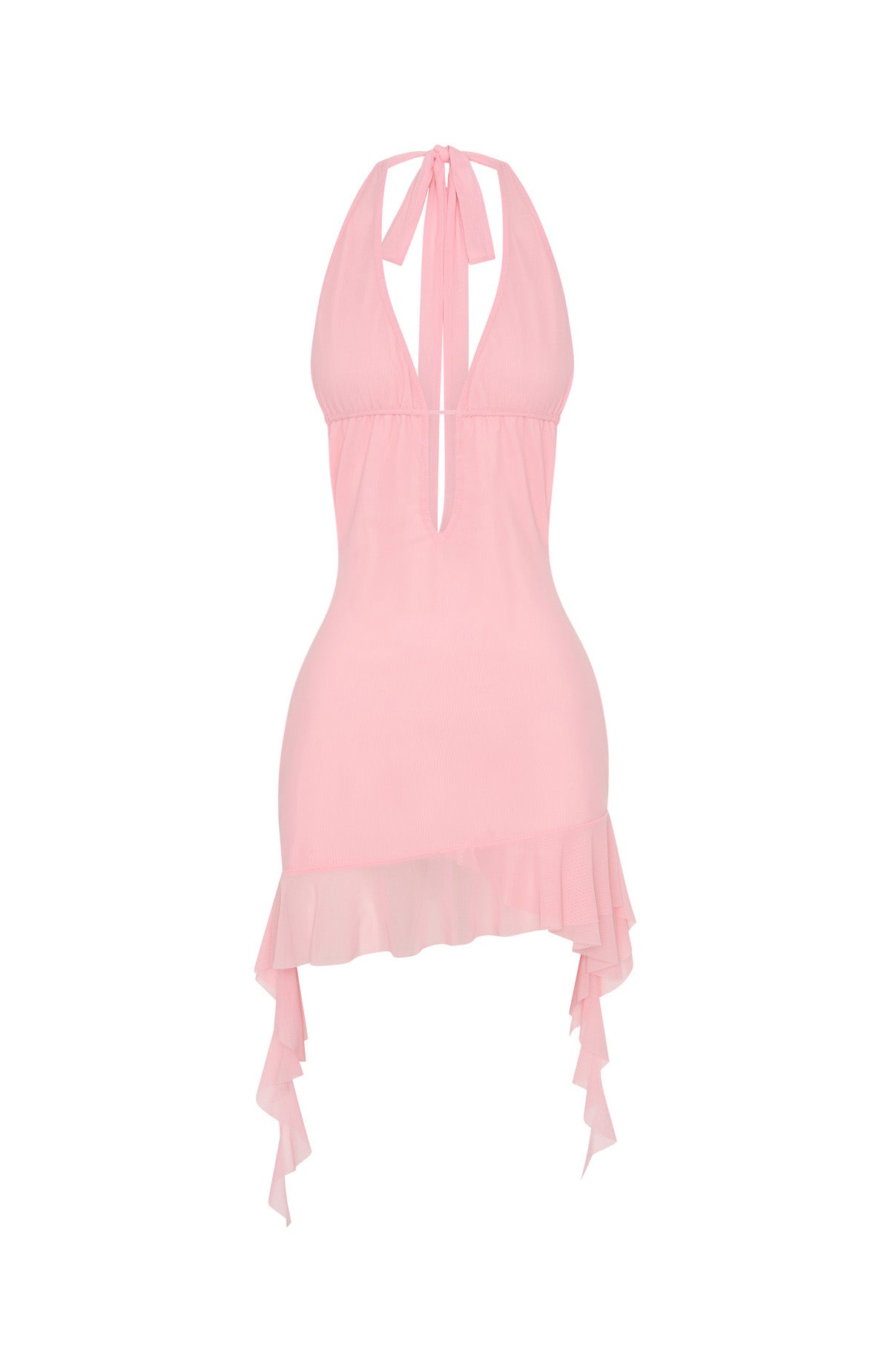 Ultimate Glam Diamond In The Rough Mini Dress - Baby Pink