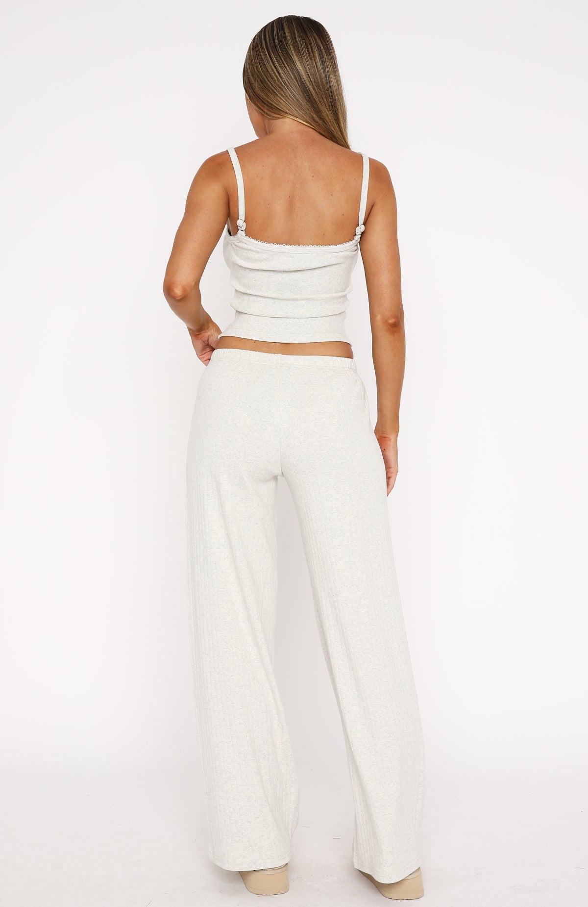 Premium Happier Now Pyjama Pants - Grey Marle | Ultimate Comfort