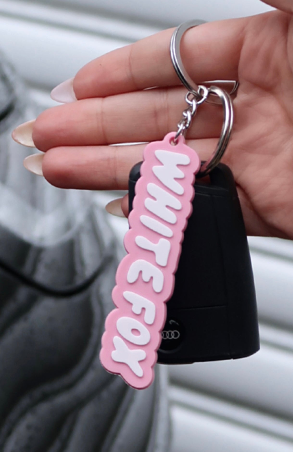 Premium Pink 'I've Got You' Keychain - Ultimate Accessory Upgrade