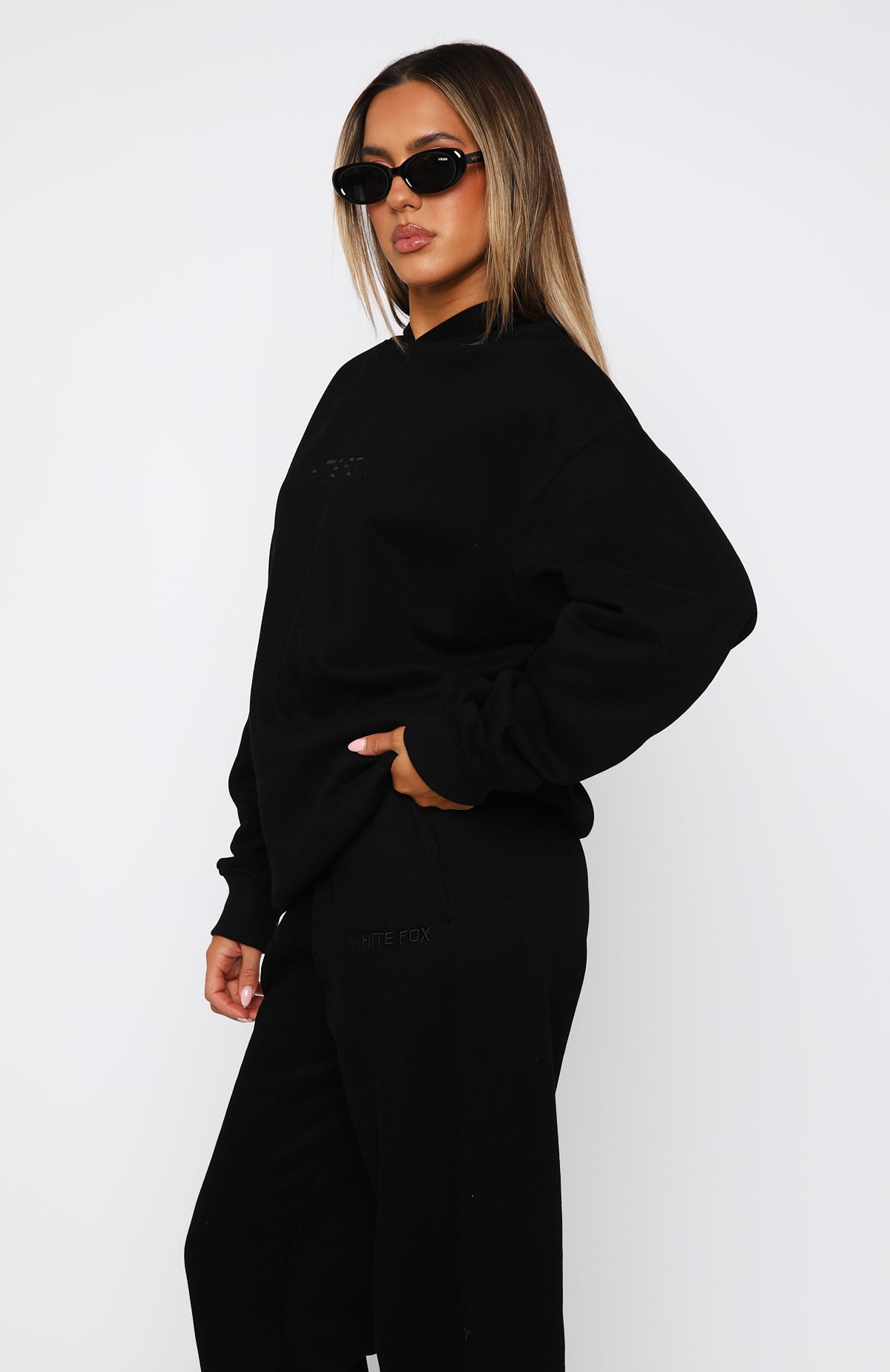 Ultimate Stay Lifted Oversized Hoodie - Premium Black