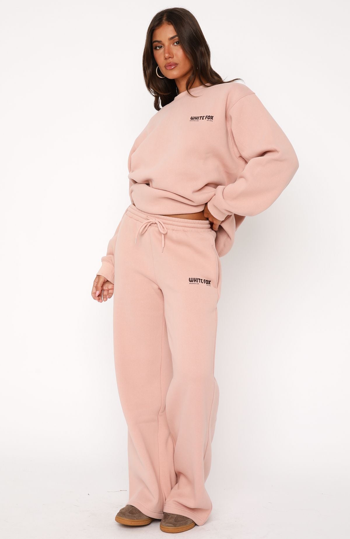 Ultimate Desert Pink Wide Leg Sweatpants - Premium Comfort