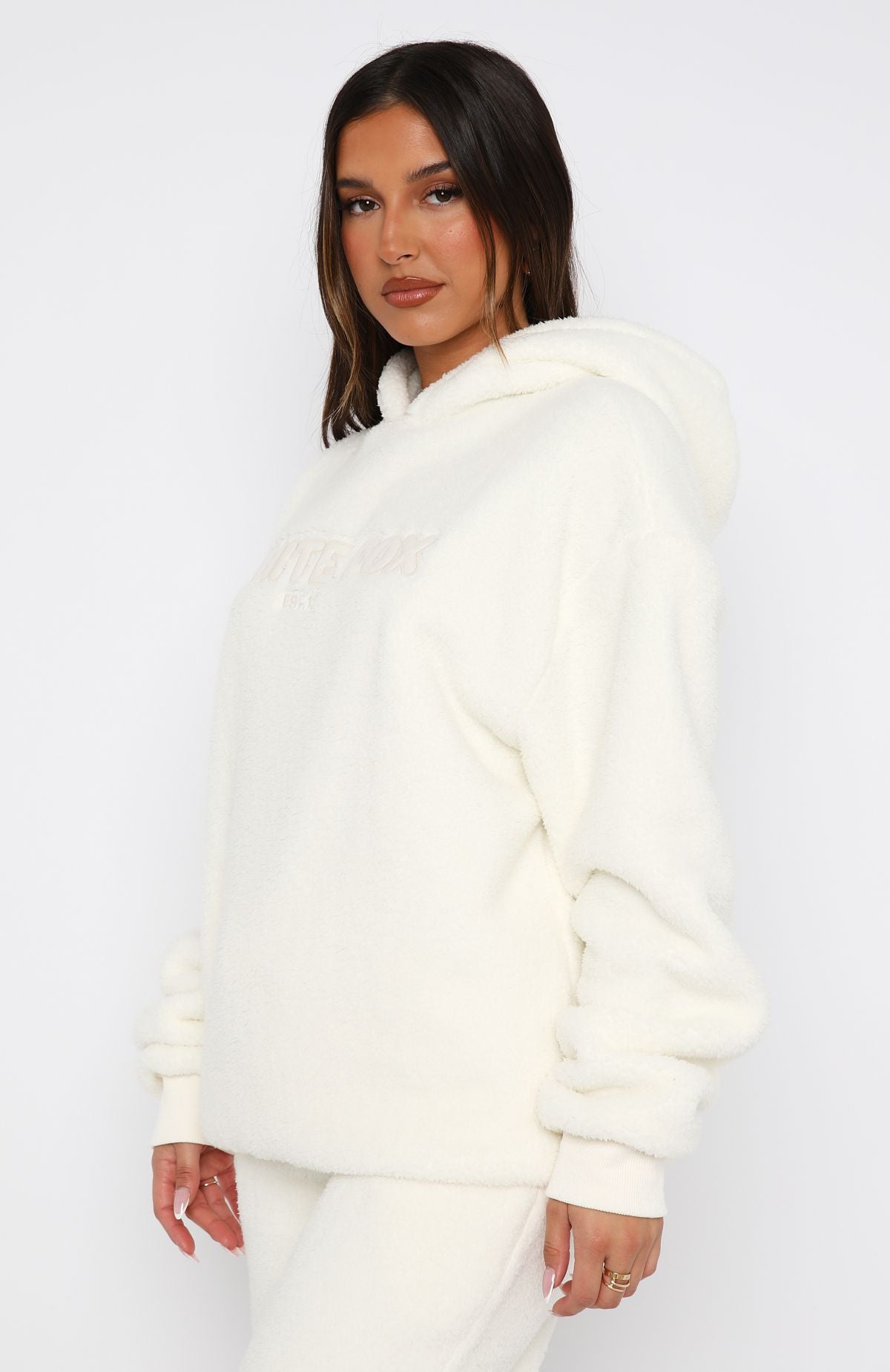 Ultimate Comfort: Don't Lose Me Oversized Hoodie in Off White