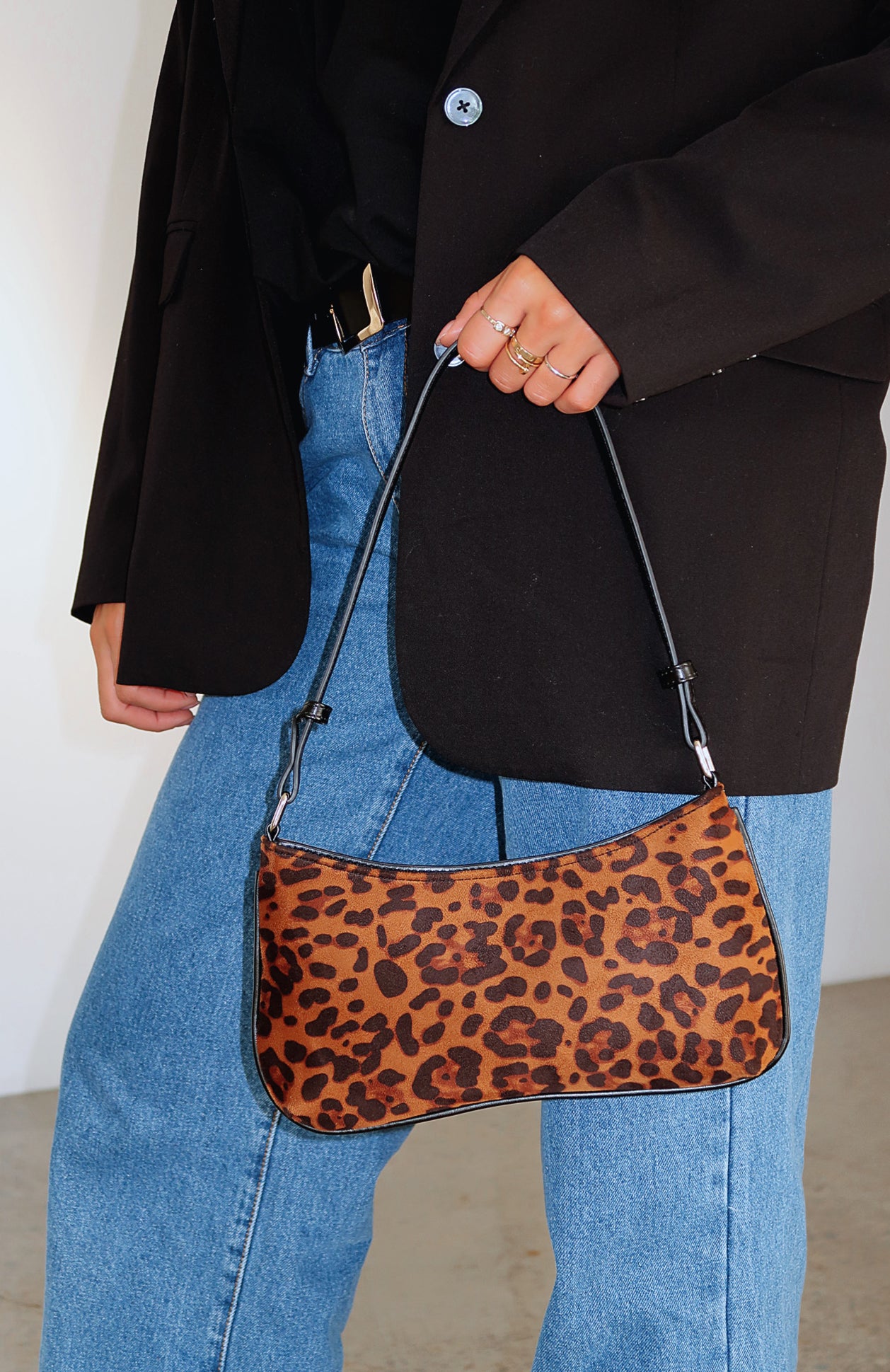 Ultimate Wild Leopard Print Shoulder Bag