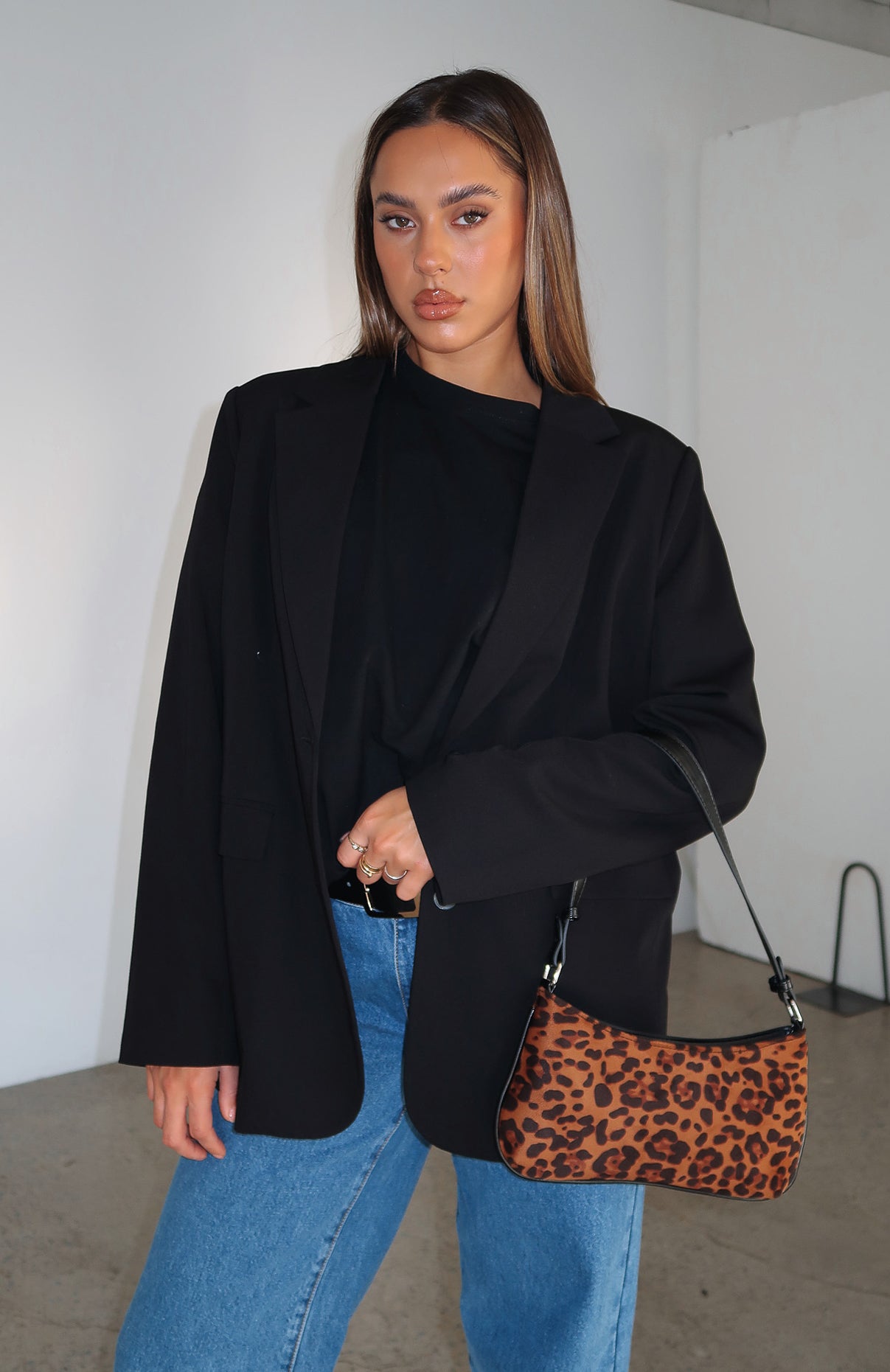 Ultimate Wild Leopard Print Shoulder Bag