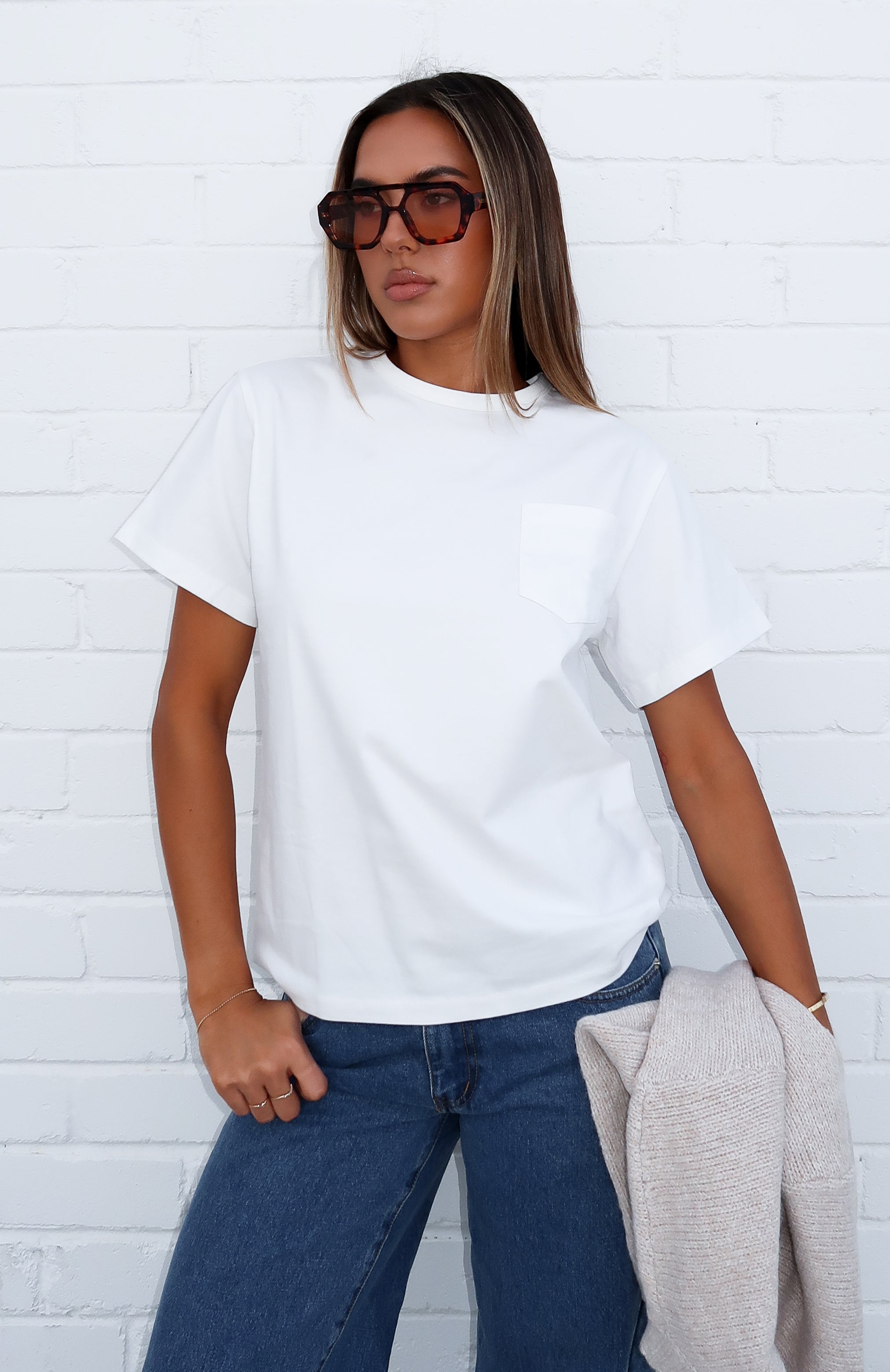 Premium Relaxed Tee: Ultimate Comfort in White