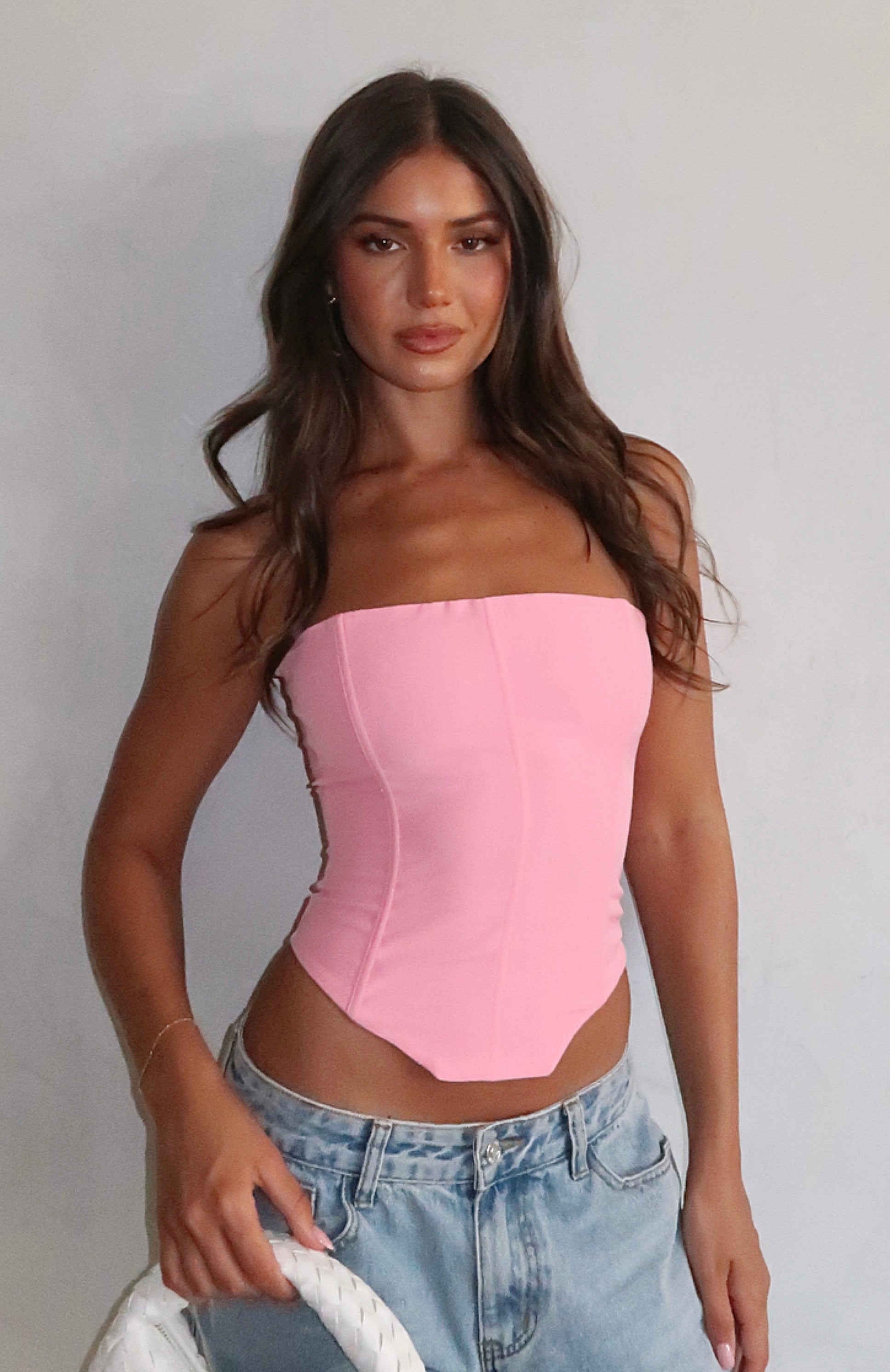 Ultimate Let It Go Strapless Bustier Bubblegum - Premium Fit & Style