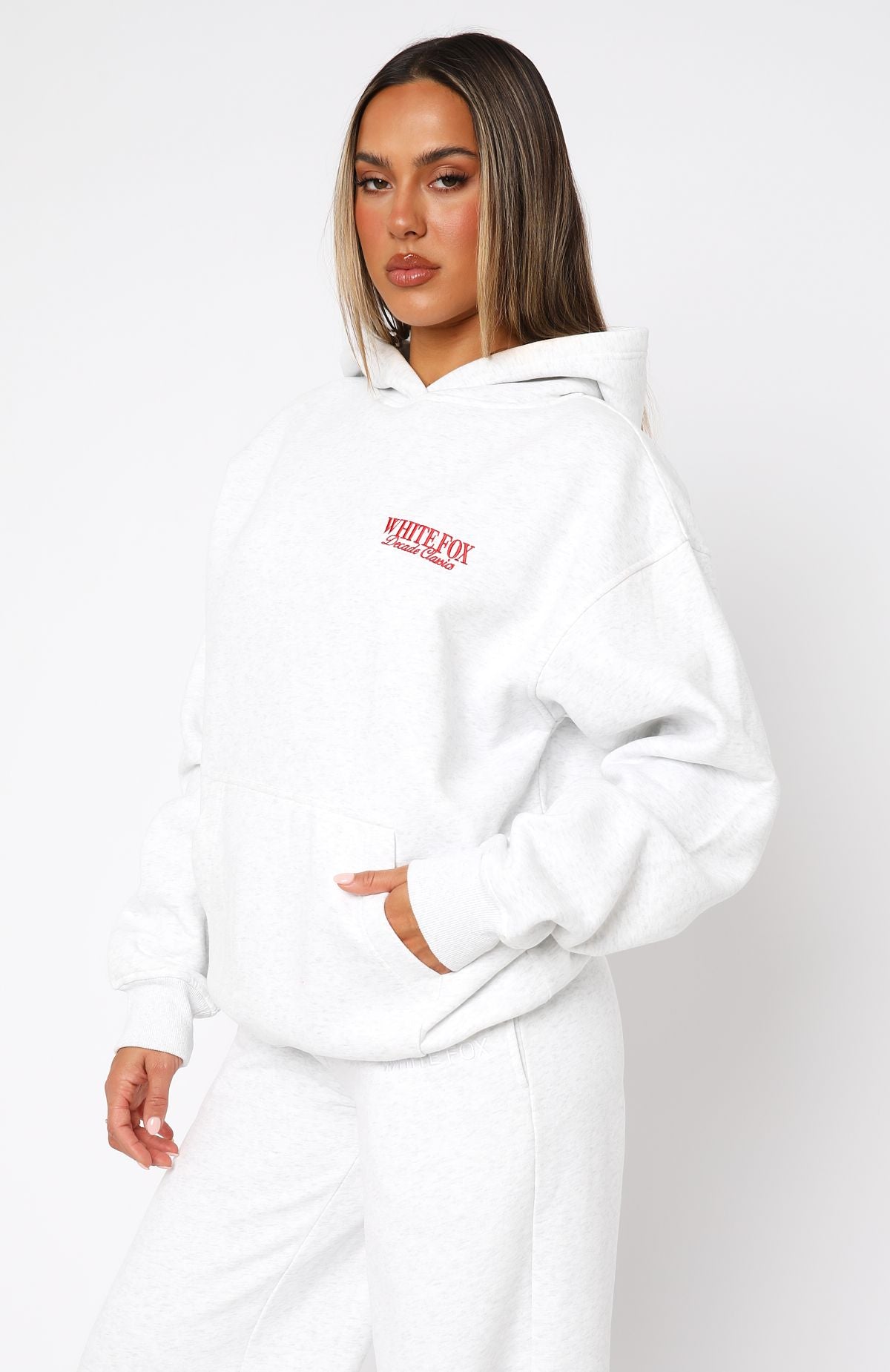 Ultimate Decade Classics Premium Oversized Hoodie - Grey Marle