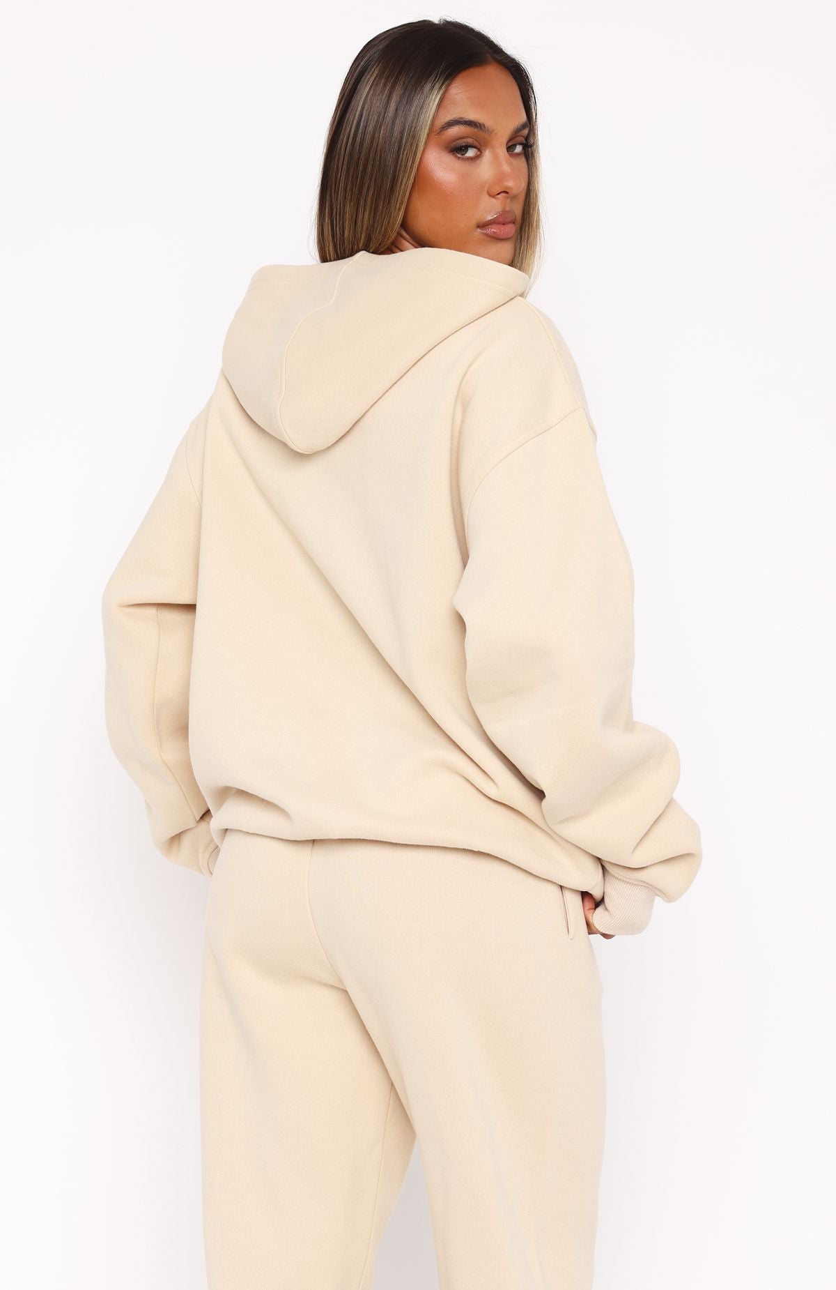 Premium Capsule 9 Catch A Vibe Oversized Hoodie - Ultimate Comfort in Sand