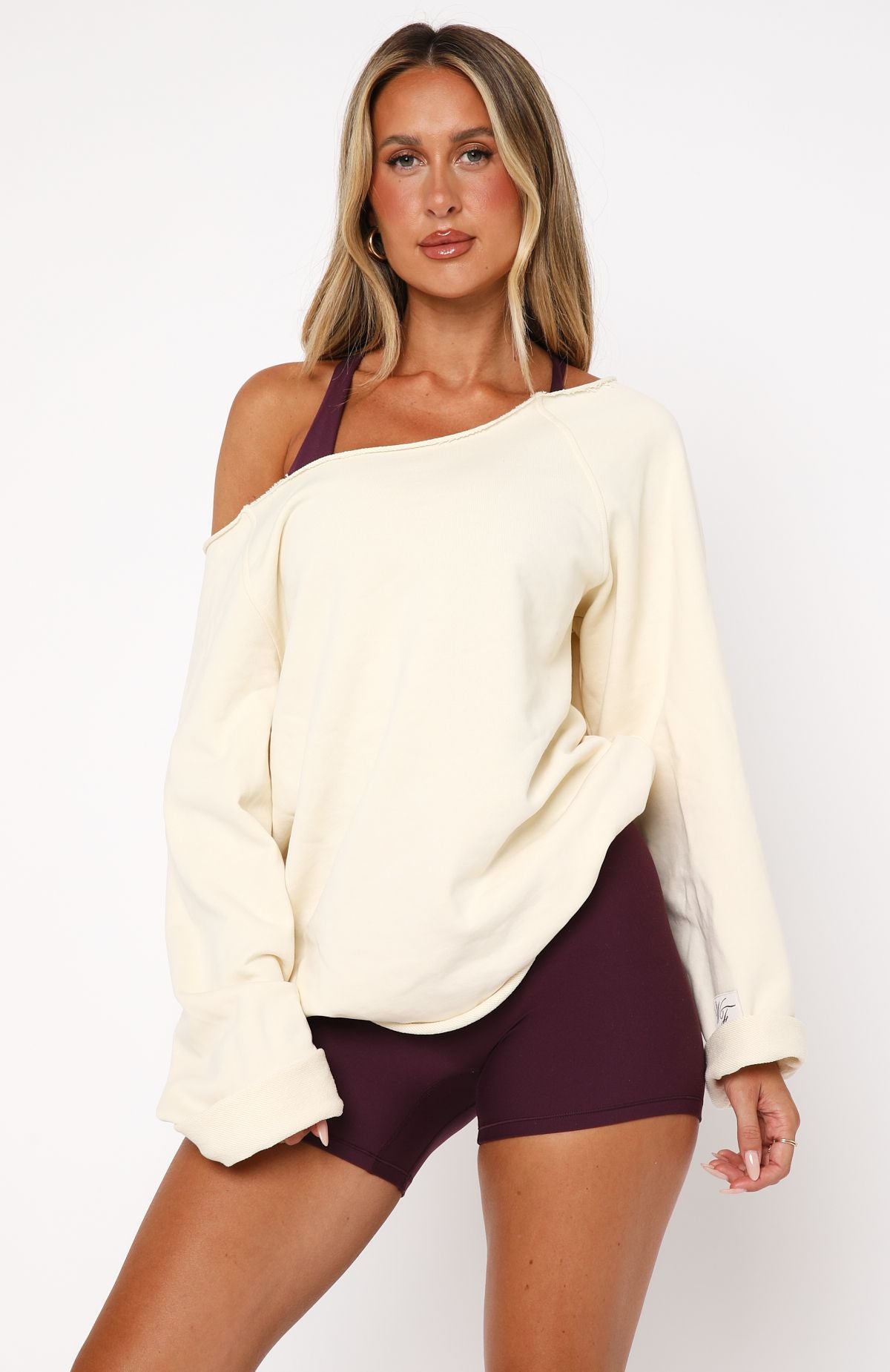 Premium Call It Love Sweater Cream - Ultimate Athleisure Essential