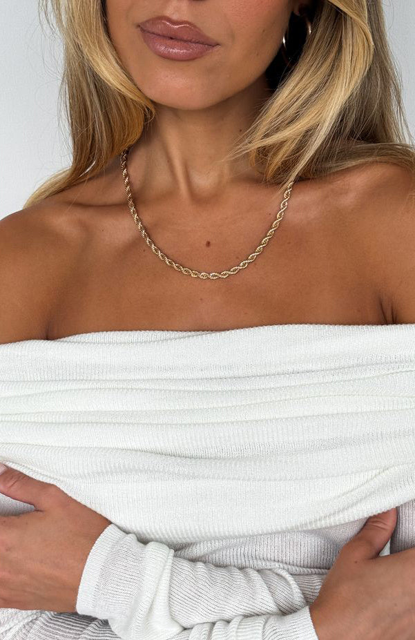 Premium Lucija Gold Necklace - Ultimate Elegance