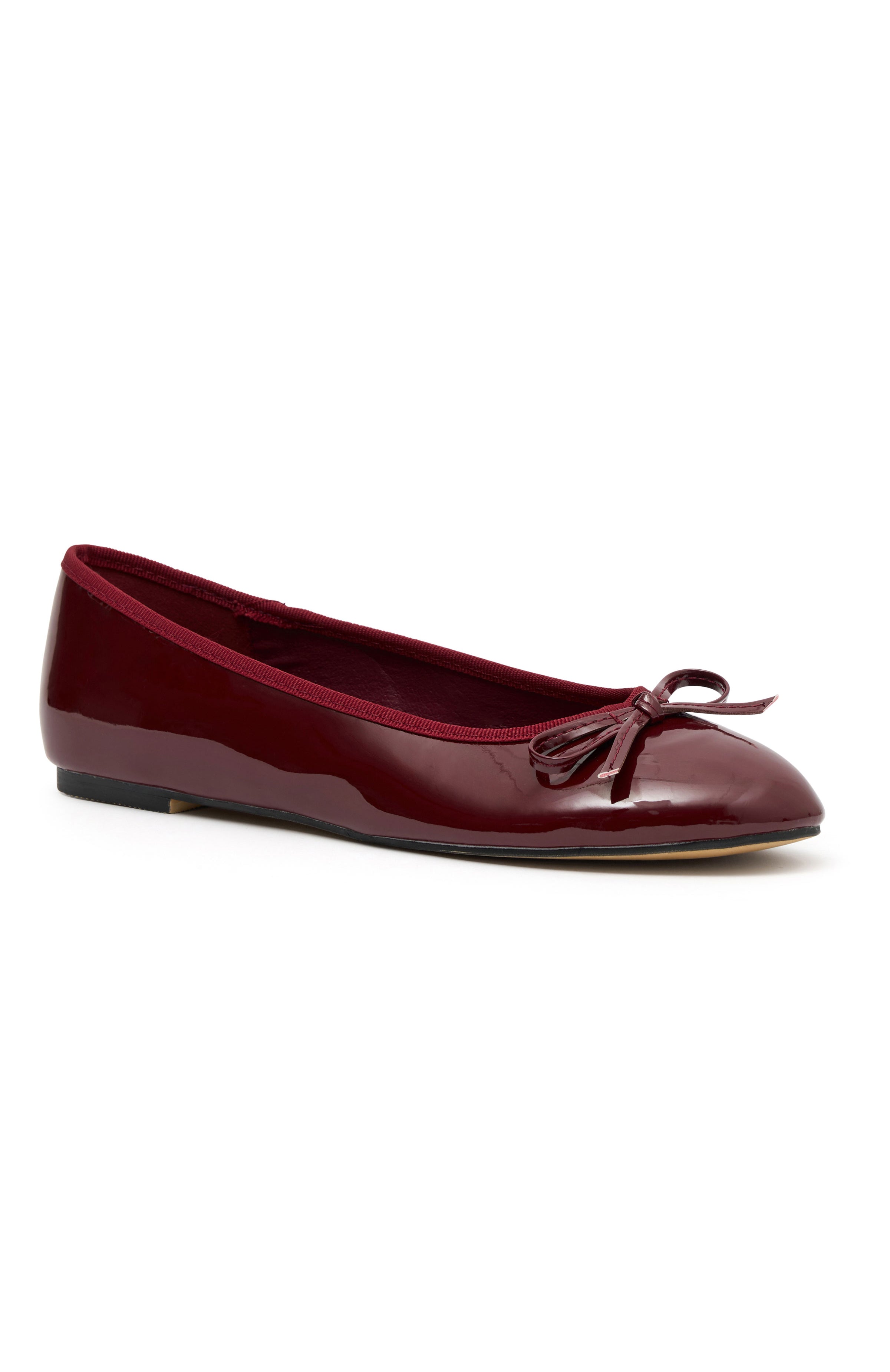 Premium Bridget Ballet Flats - Cherry Cola | Ultimate Comfort & Style