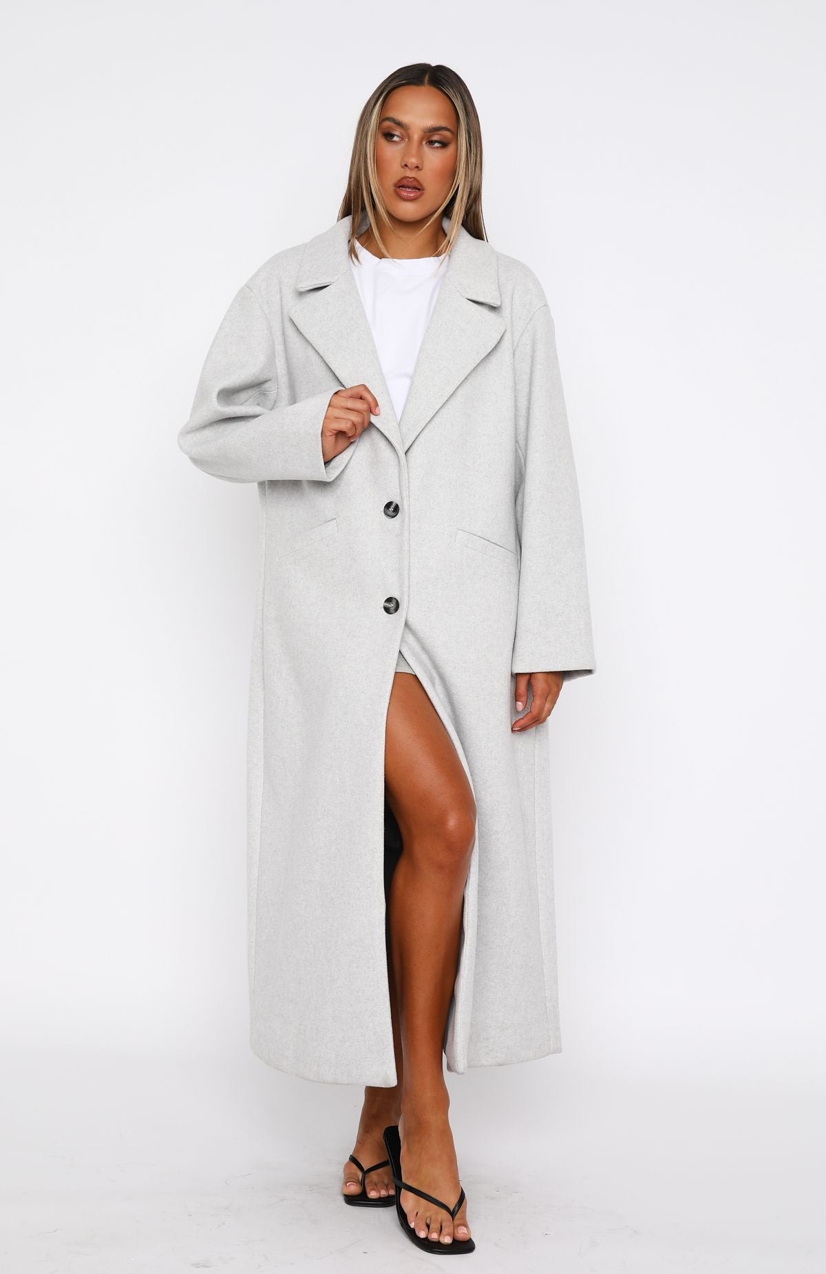 Premium Oversized Winter Coat - Grey