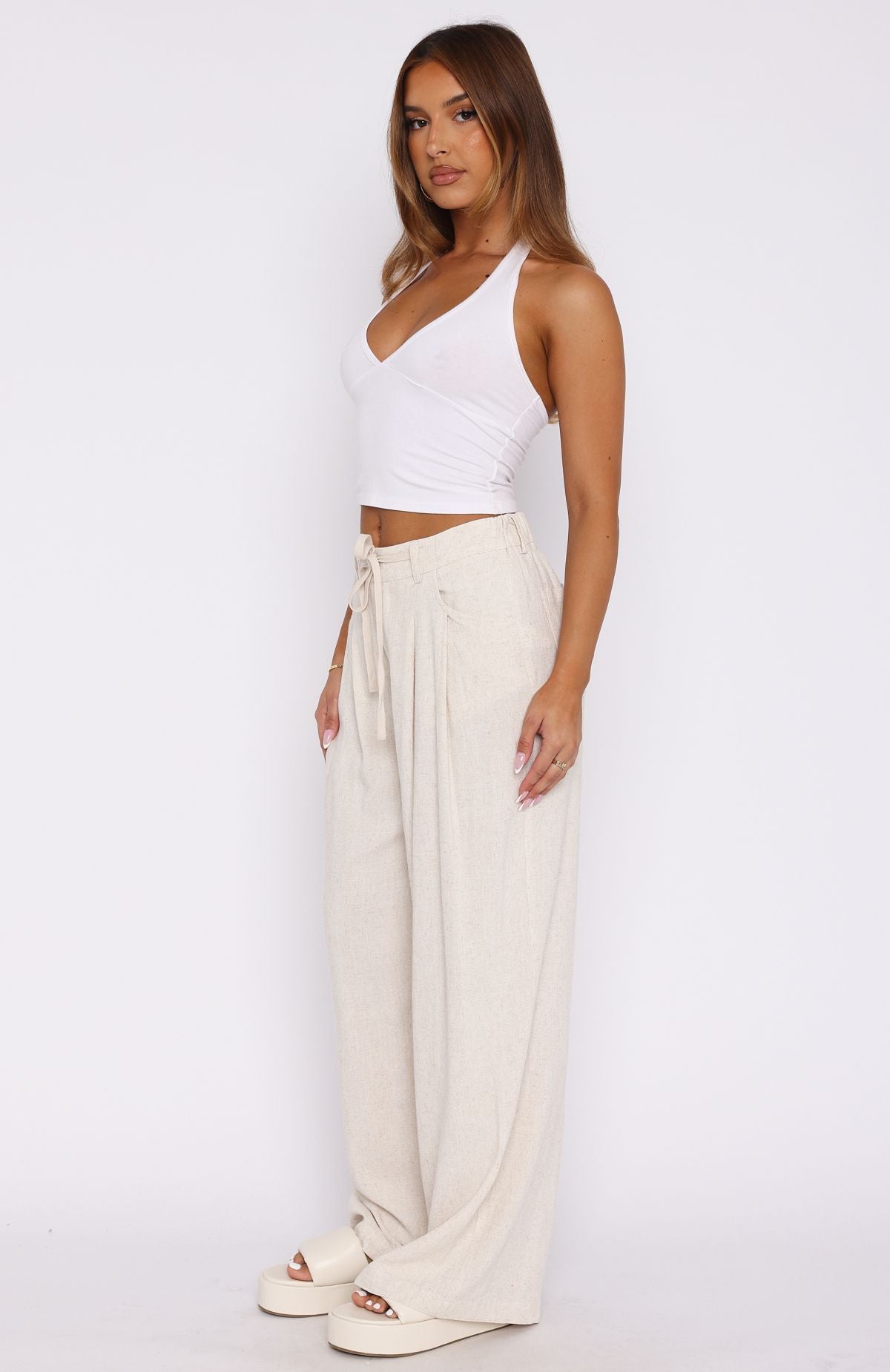 Premium Hiding Out Wide Leg Pants - Ultimate Comfort in Oat