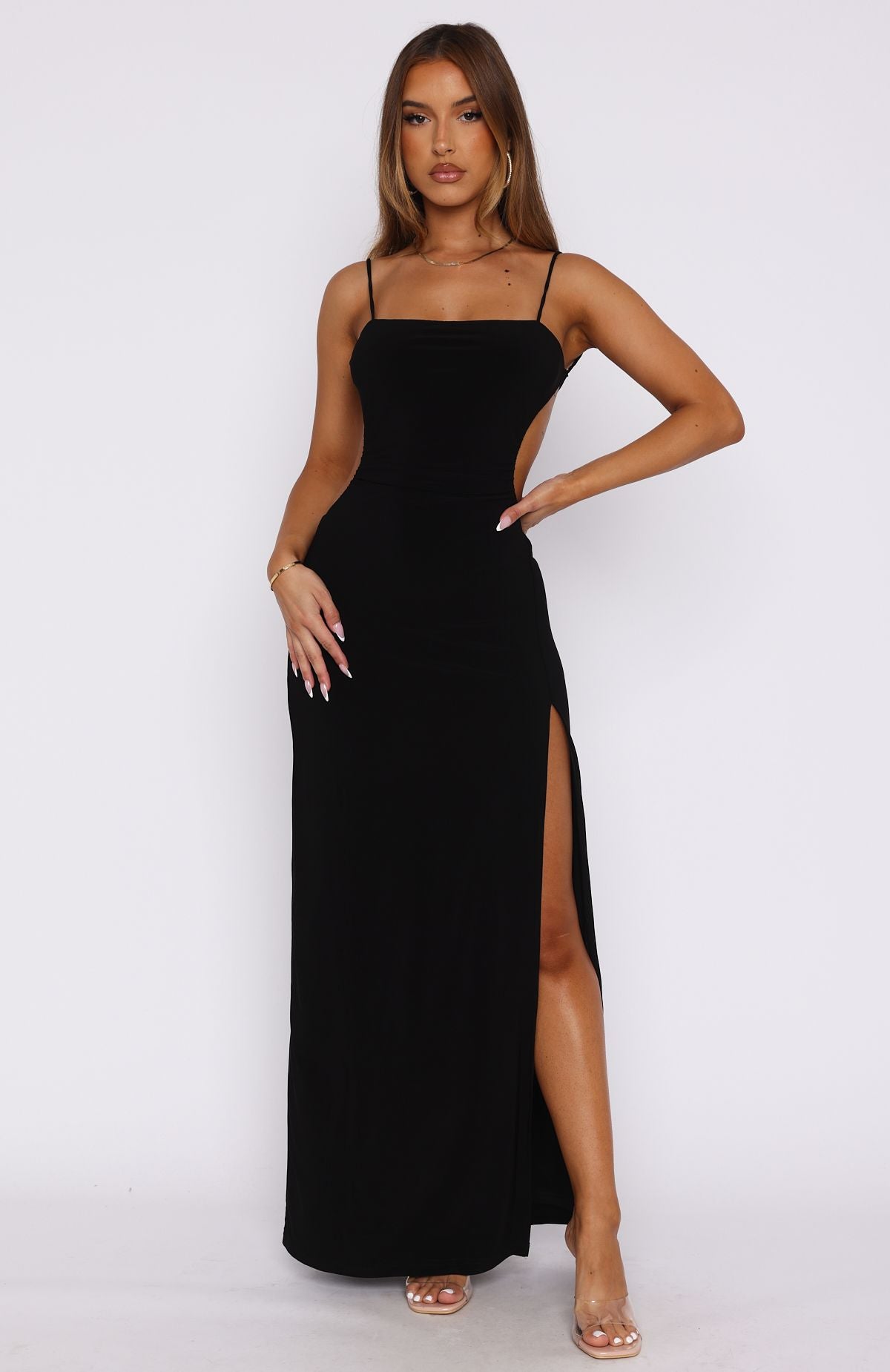 Ultimate Summer Maxi Dress - Premium Black