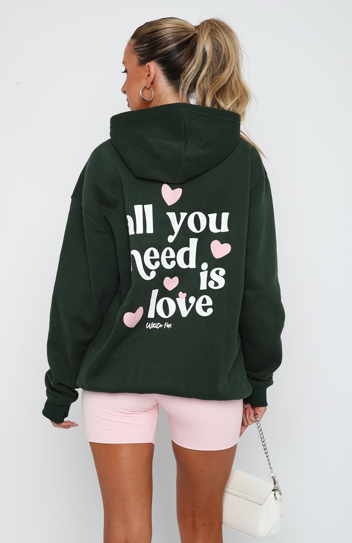 Premium All You Need Is Love Hoodie - Forest Green | Ultimate Comfort