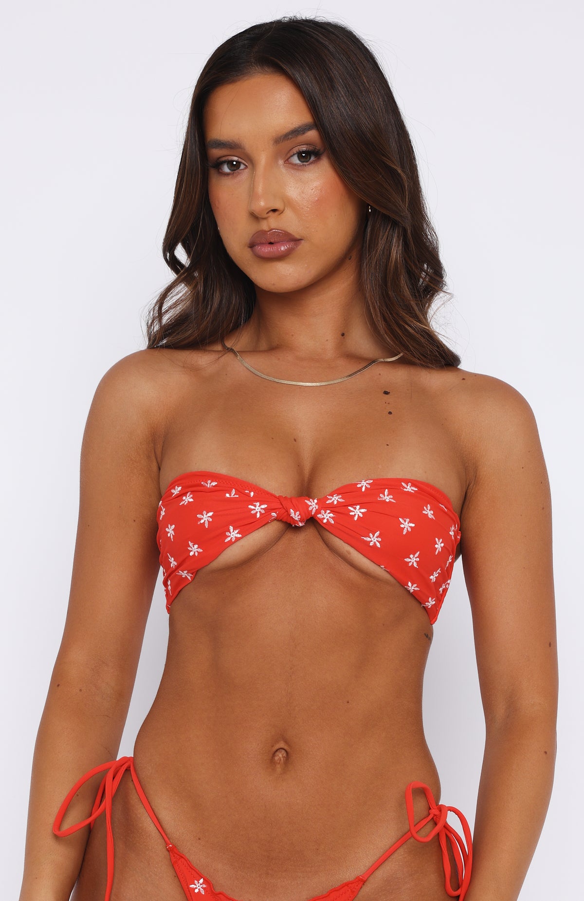 Premium Tallows Bikini Top - Vibrant Red