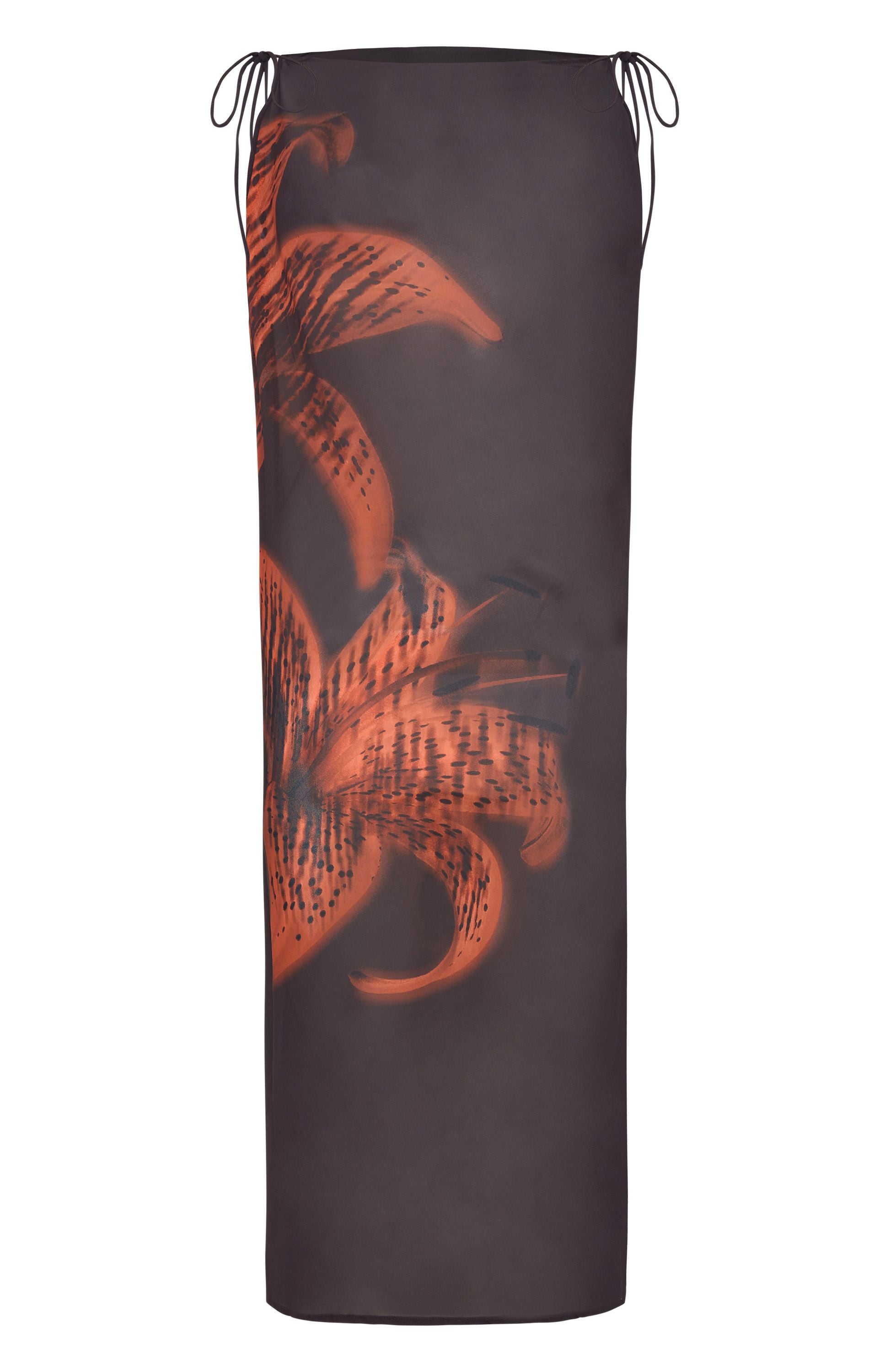 Premium Luminous Maxi Skirt - Chai Lily Edition