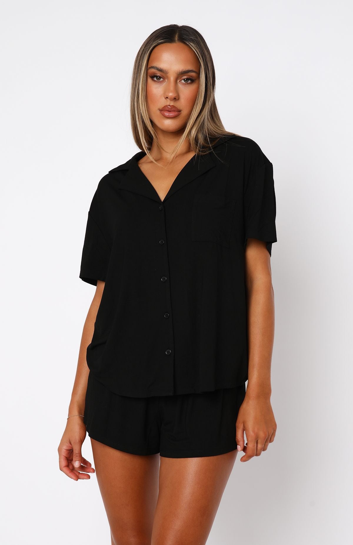 Premium Dreamscape Pyjama Set - Ultimate Black