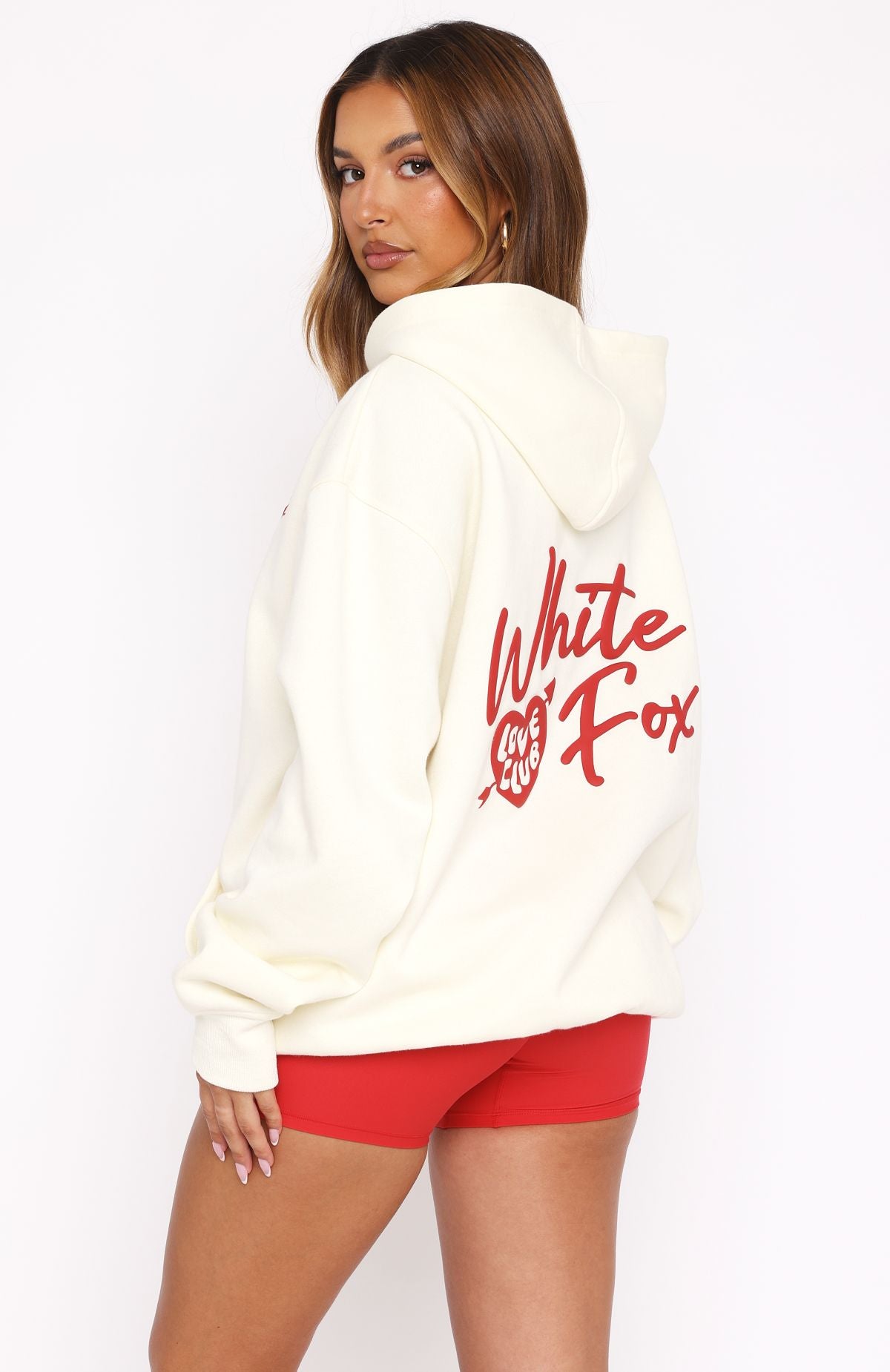 Premium Be My Lover Oversized Hoodie - Ultimate Comfort in Cream