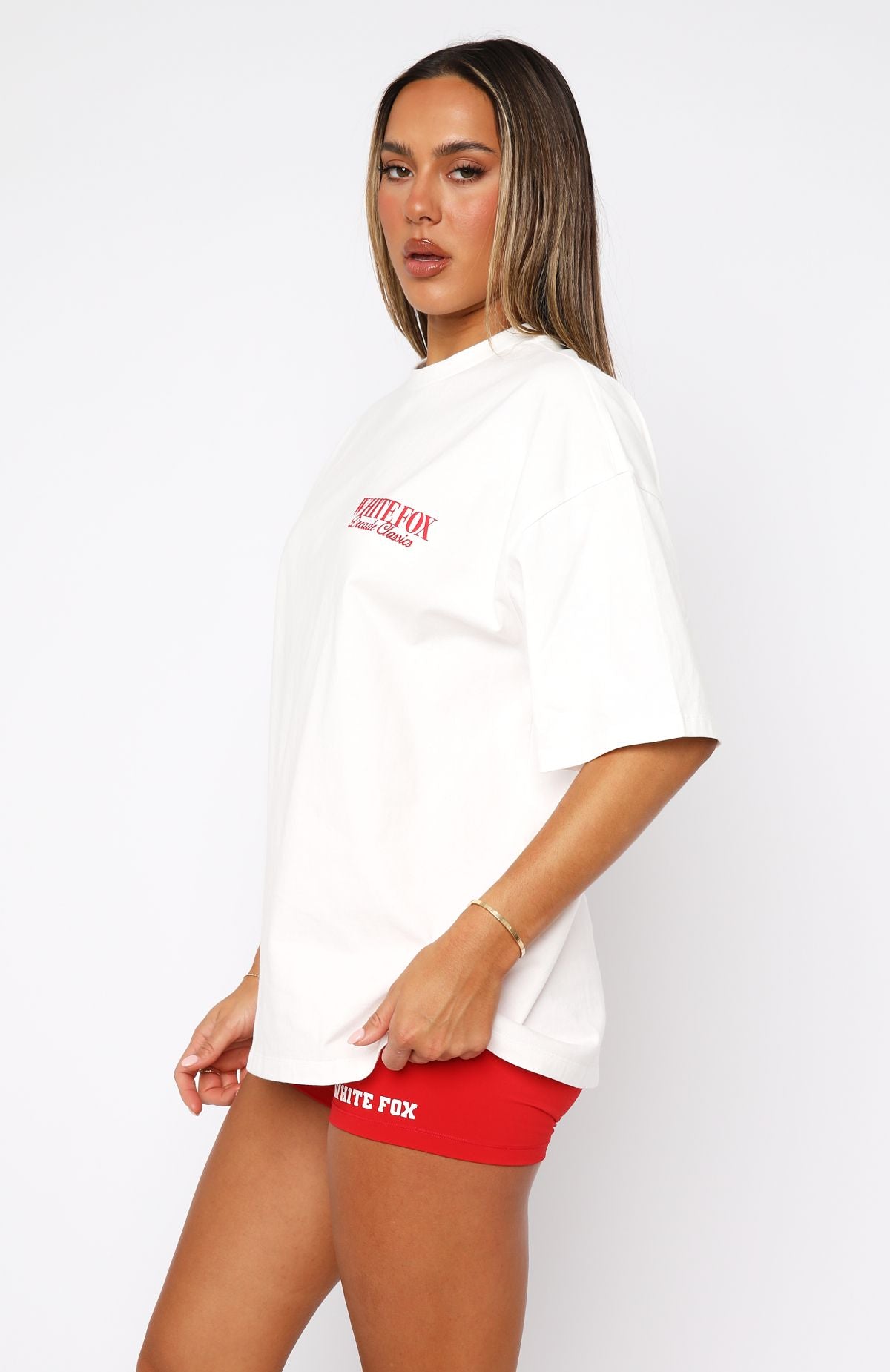 Premium Decade Classics Essential Oversized Tee - White