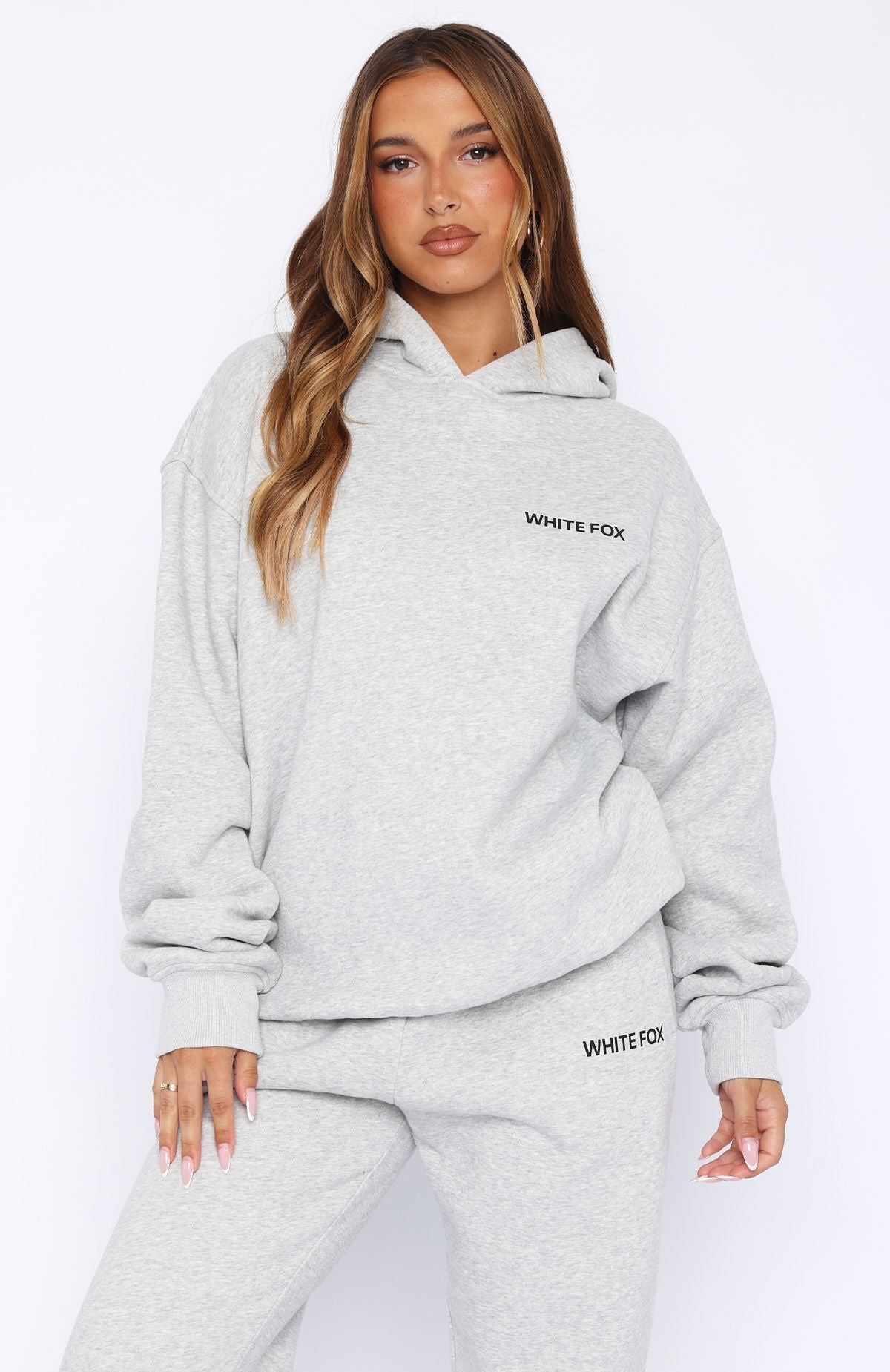 Premium Core Classic Oversized Hoodie - Dark Grey Marle