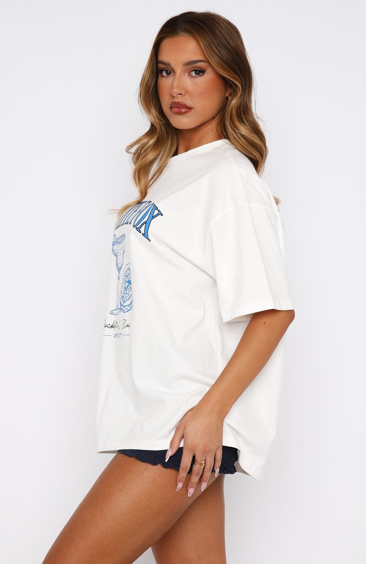 Premium Oversized Dream Tee - White