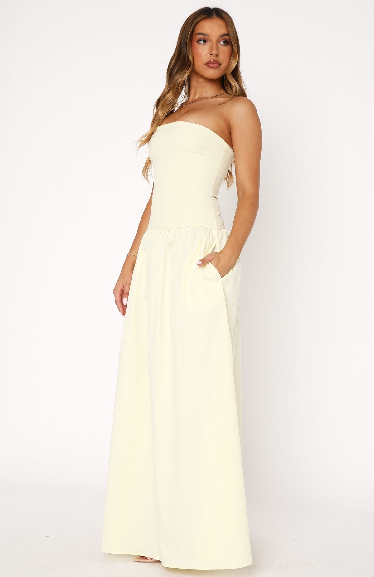 Ultimate Lemon Maxi Dress - Elegant & Chic