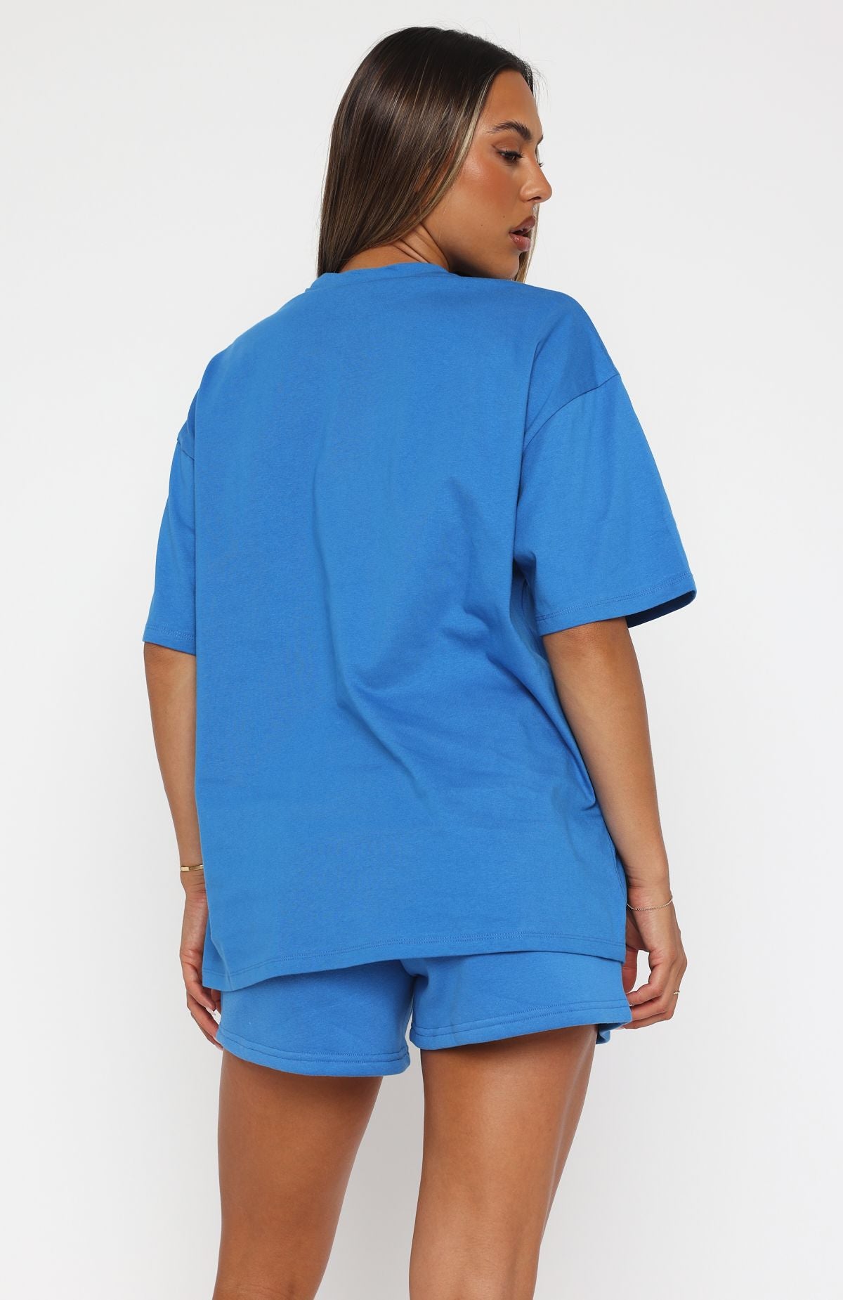 Premium Offstage Oversized Tee in Azure Blue