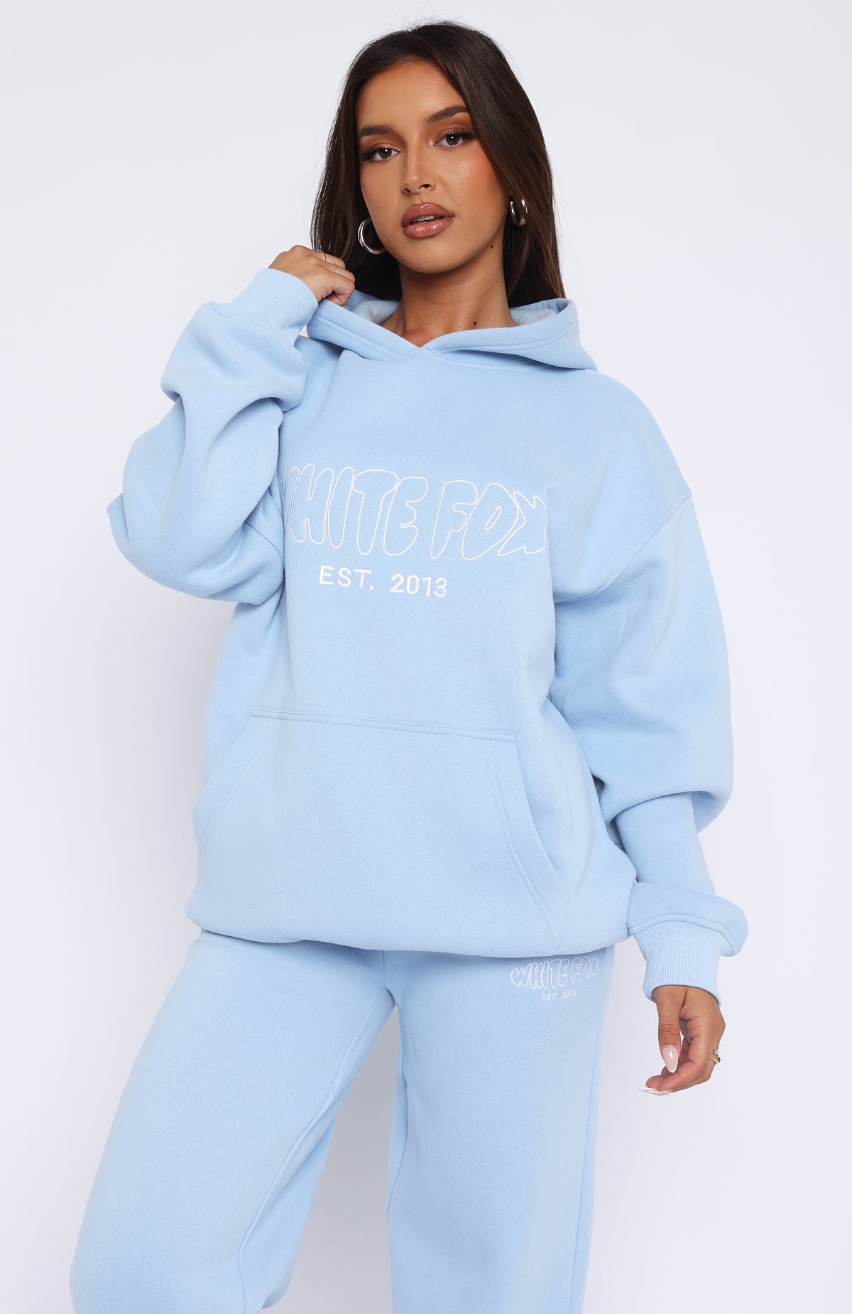 Ultimate Comfort Oversized Hoodie - Soft Blue